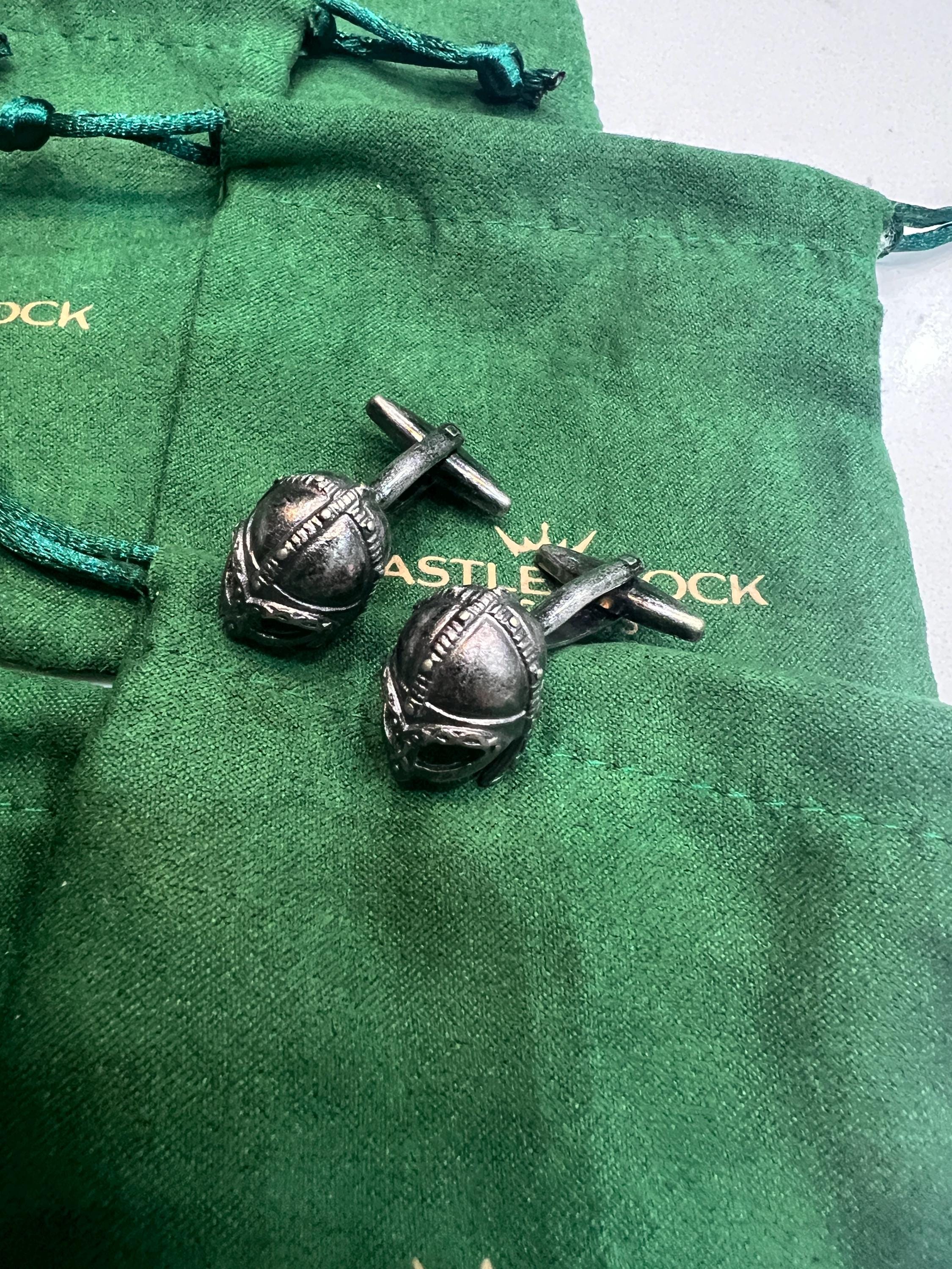 Irish Viking Helmet Cufflinks Handcrafted Nordic Celtic Accessories Unique Gift for Him Historical Warrior Jewelry Perfect for Formal Wear