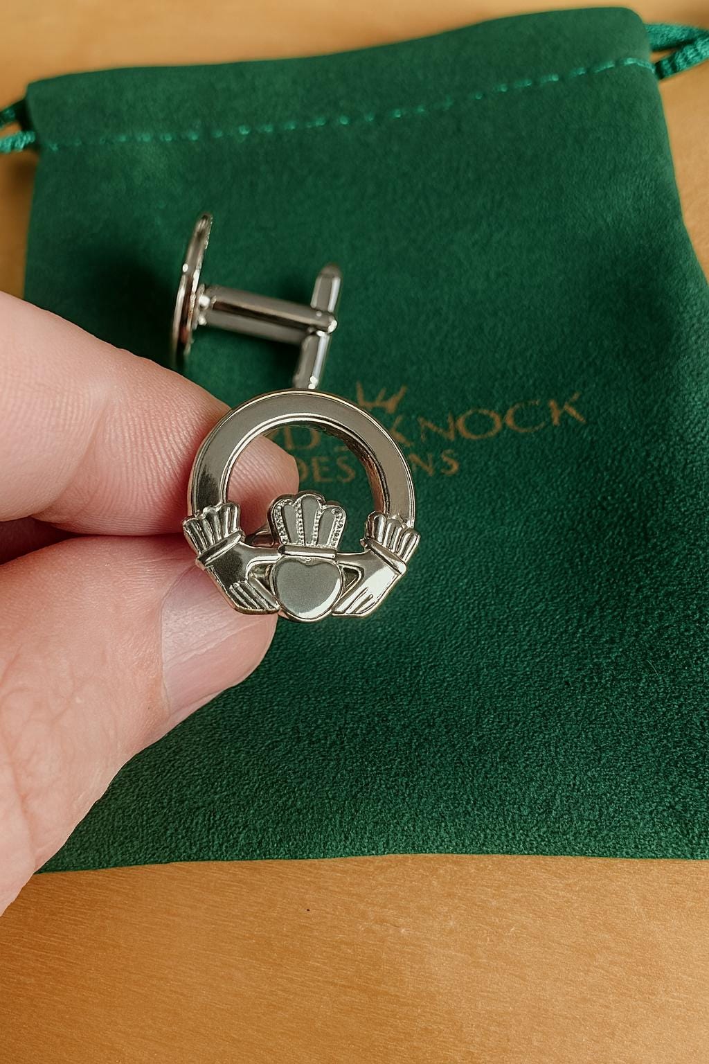 Claddagh Ring Cufflinks Elegance for Every Occasion Irish Wedding Cufflinks Traditional Irish Gift Perfect for Groomsmen and Special Events