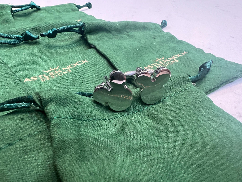 Mouse Ear Cufflinks Handcrafted Disney Inspired Accessories Unique Gift for Him Geeky Wedding Jewelry Perfect for Disney Fans and Collectors