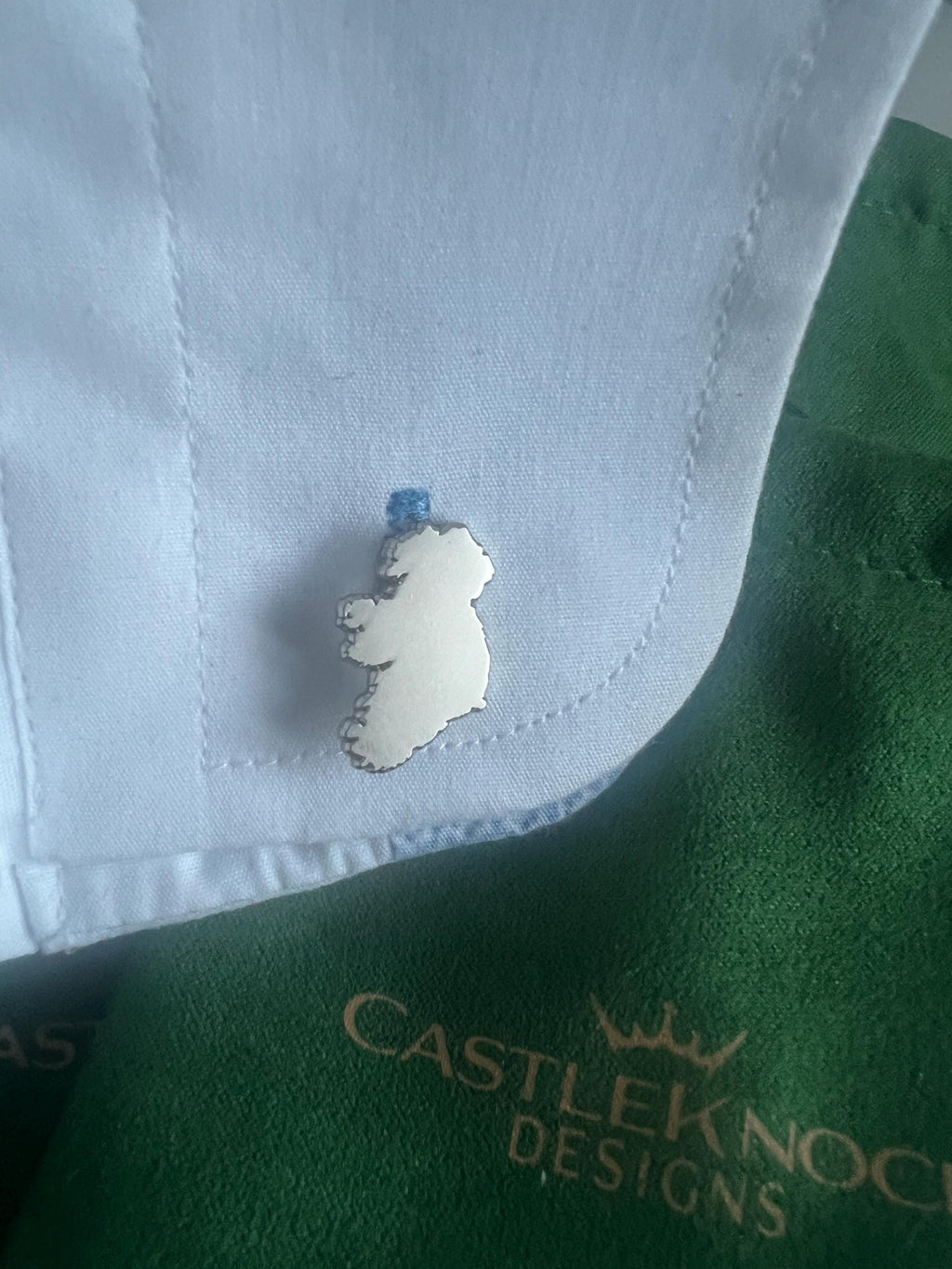 Map of Ireland Cufflinks Handcrafted Irish Accessories Unique Gift for Him Celtic Wedding Jewelry Perfect for Ireland Lovers and Formal Wear