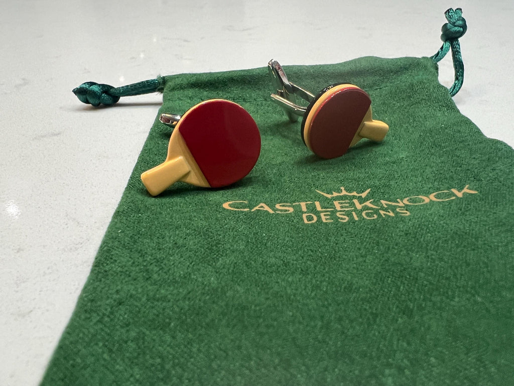 Table Tennis Cufflinks fun, sporty, and stylish accessories for ping pong lovers perfect gift for players, coaches, and table tennis fans.