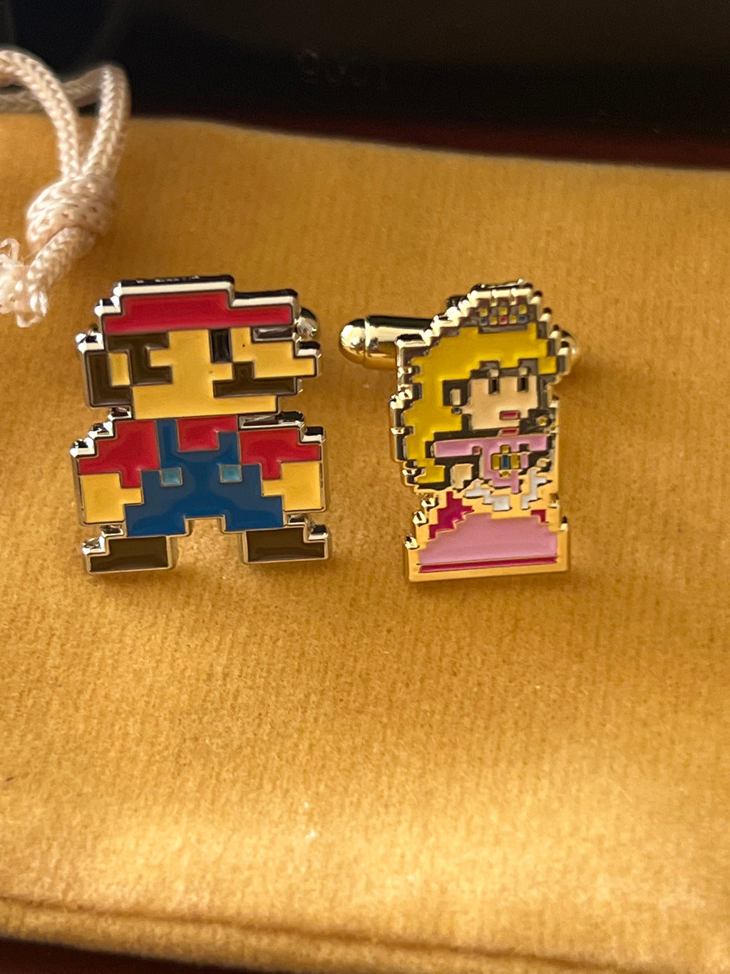 Retro 8-Bit Wedding Cufflinks Gamer Groom Accessory Pixel Art Cufflinks for Wedding Day Unique Geeky Gift Nerdy Boyfriend Gamer Wedding Gift