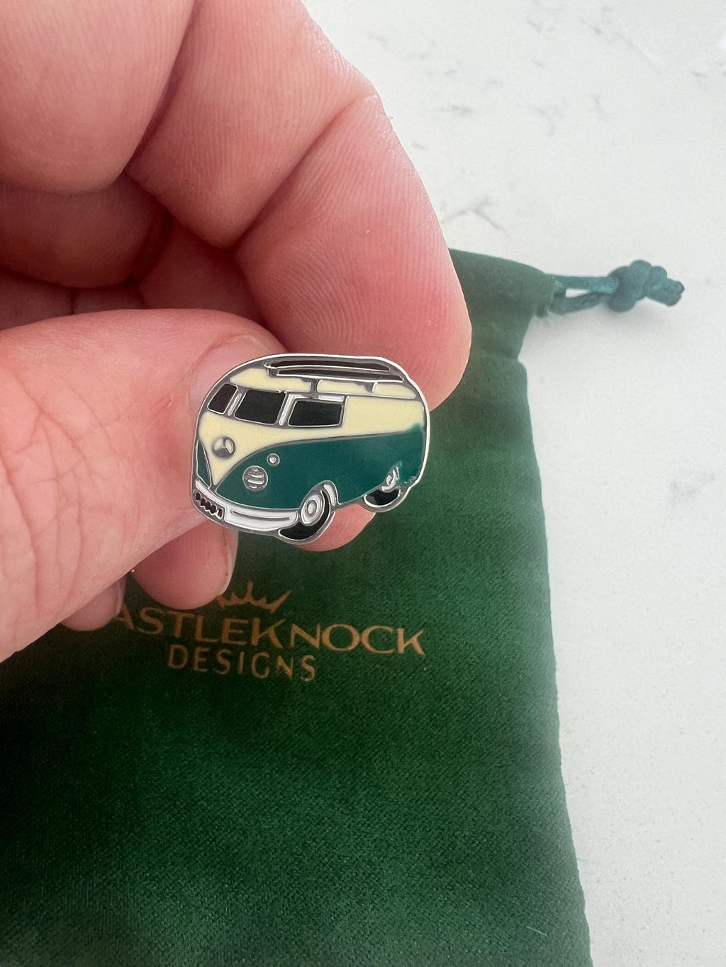Camper Van Cufflinks with Surfer Rack Cool Travel Inspired Men's Jewelry Beach Lover Accessories Unique Gift Him Retro Surf Van Cufflinks