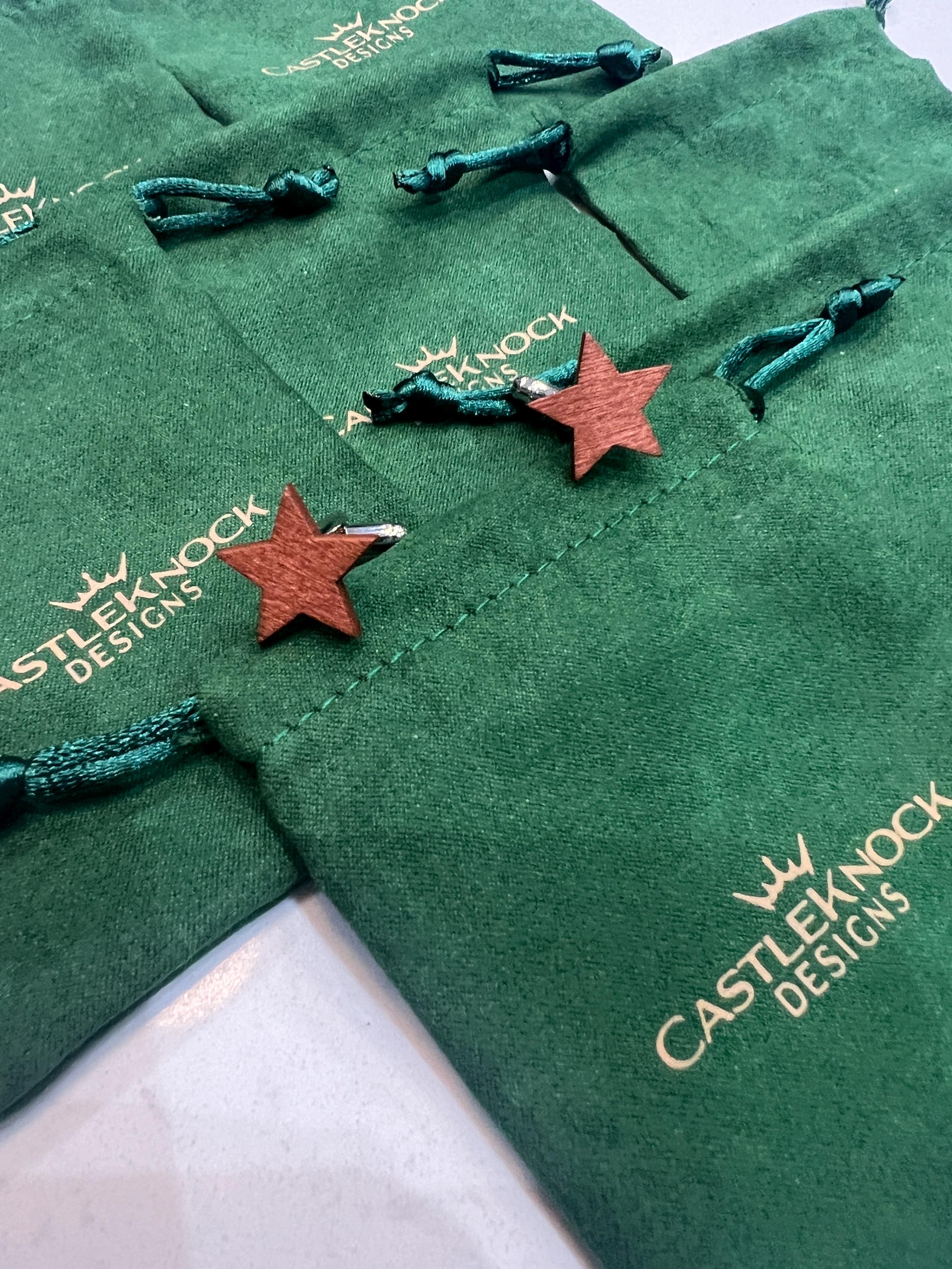 Wooden Star Cufflinks Handmade Mens Accessory Rustic Wood Jewelry Unique Gift for Him Groomsmen Wedding Father's Day Birthday Anniversary