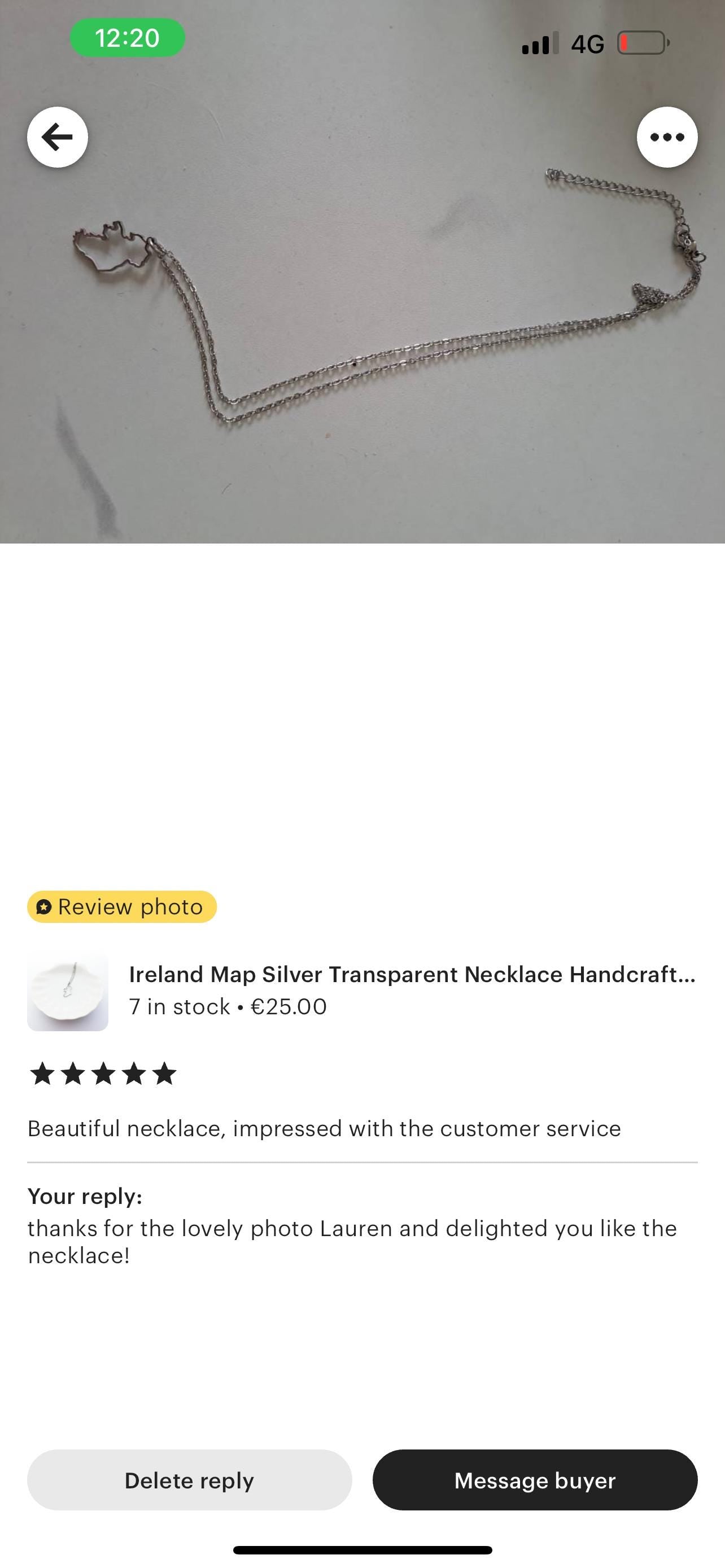 Ireland Map Silver Transparent Necklace Handcrafted Irish Jewelry Unique Gift for Her Celtic Pendant Elegant and Meaningful Irish Keepsake