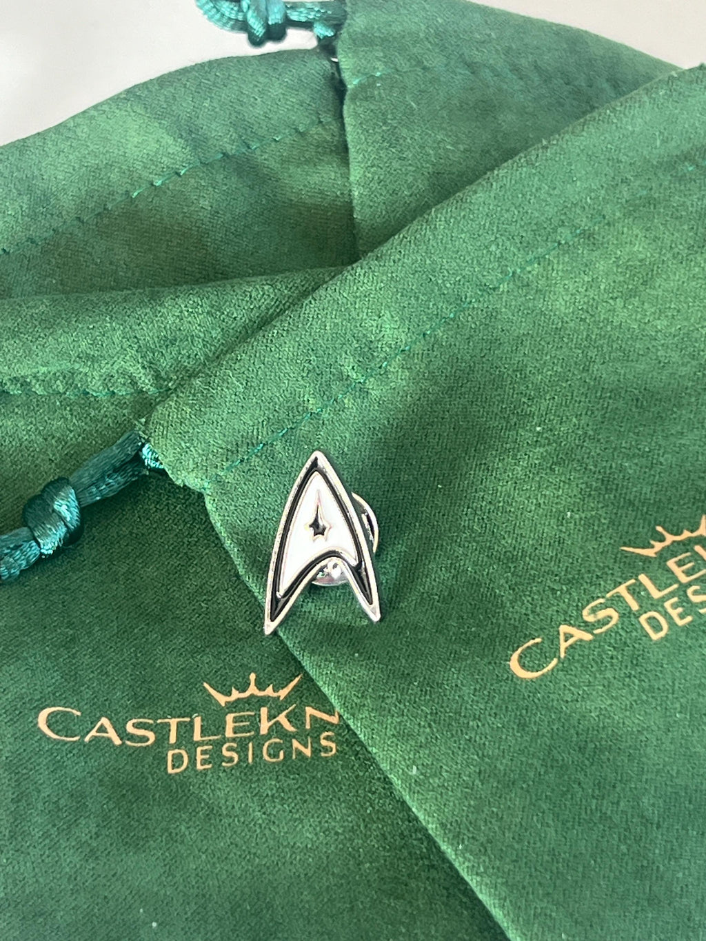 Star Trek Pin Lapel Star Trek Suit Pin Star Trek Gift Trekkie Gift Star Fleet Symbol Gift for Nerdy Boyfriend Gift for Star Trek Fan