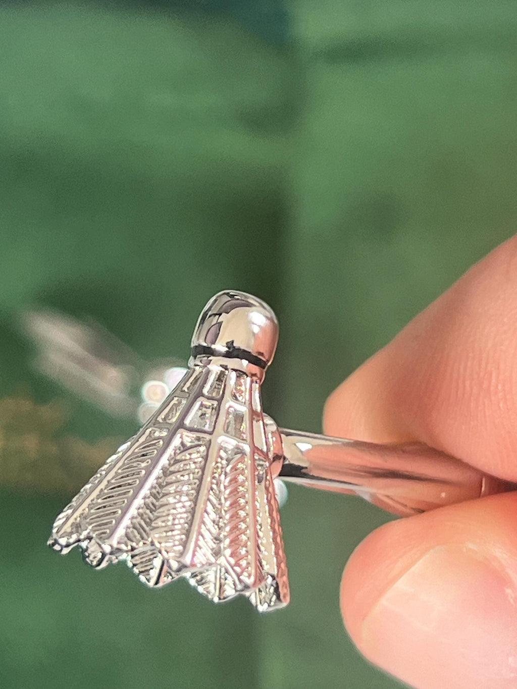 Shuttlecock Badminton Cufflinks Sports Inspired Men's Jewelry Badminton Accessories Unique Gift for Him Shuttlecock Cufflinks