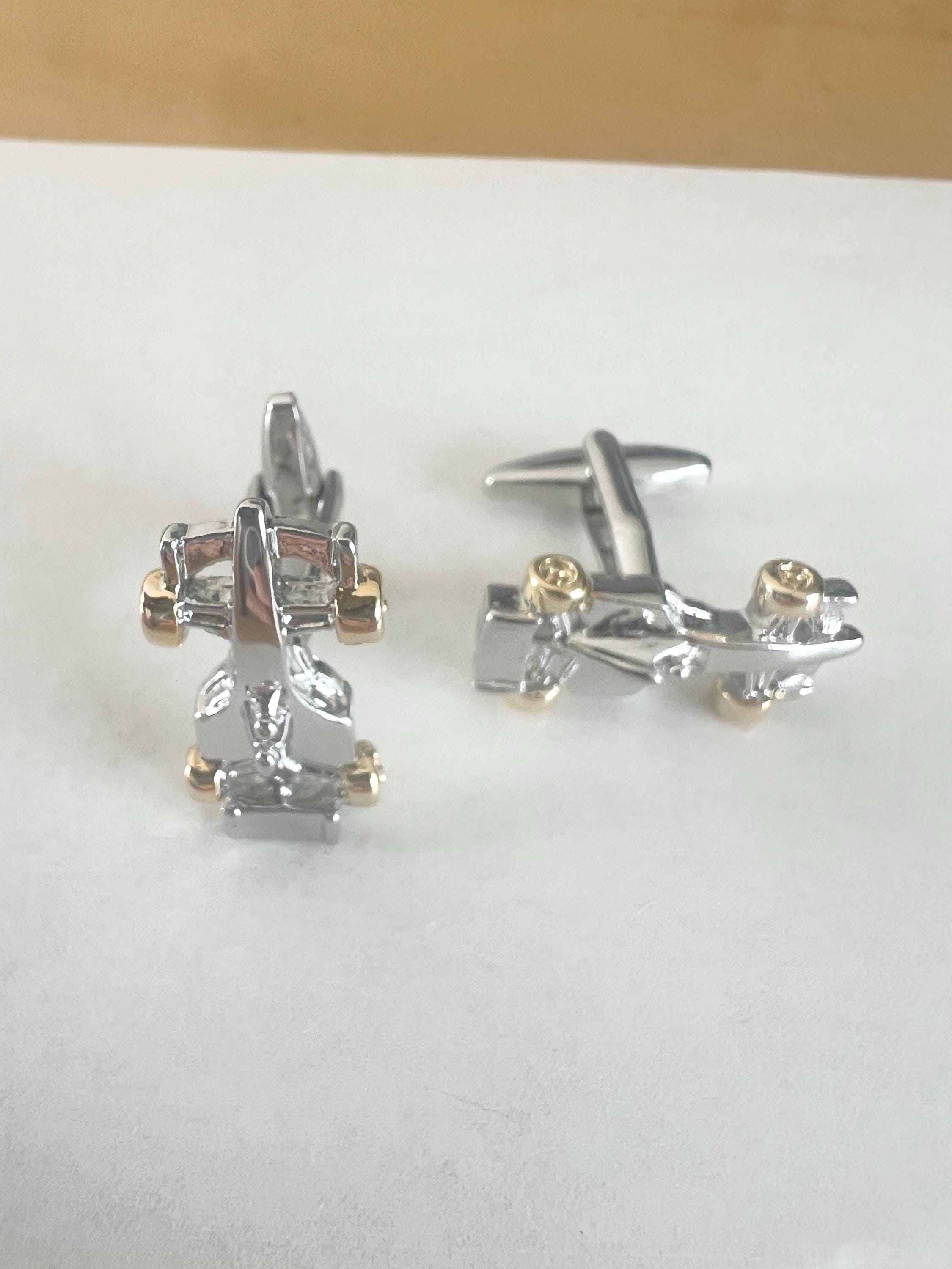 F1 Racing Car Cufflinks Formula 1 Inspired Jewelery Motorsport Accessories Unique Gift for Him Racing Enthusiast Cufflinks Perfect Fans