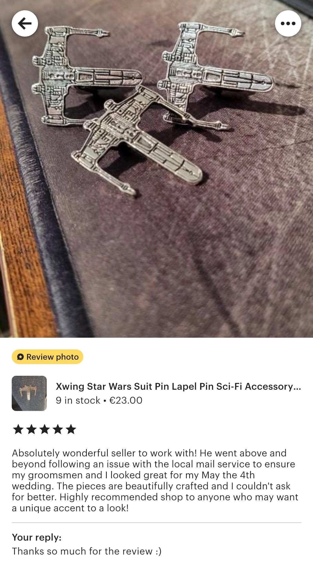 X-Wing Cufflinks Handcrafted Starfighter Jewelry for Men Unique Sci-Fi Accessories Perfect Gift for Star Wars Fans Geek Chic Fashion