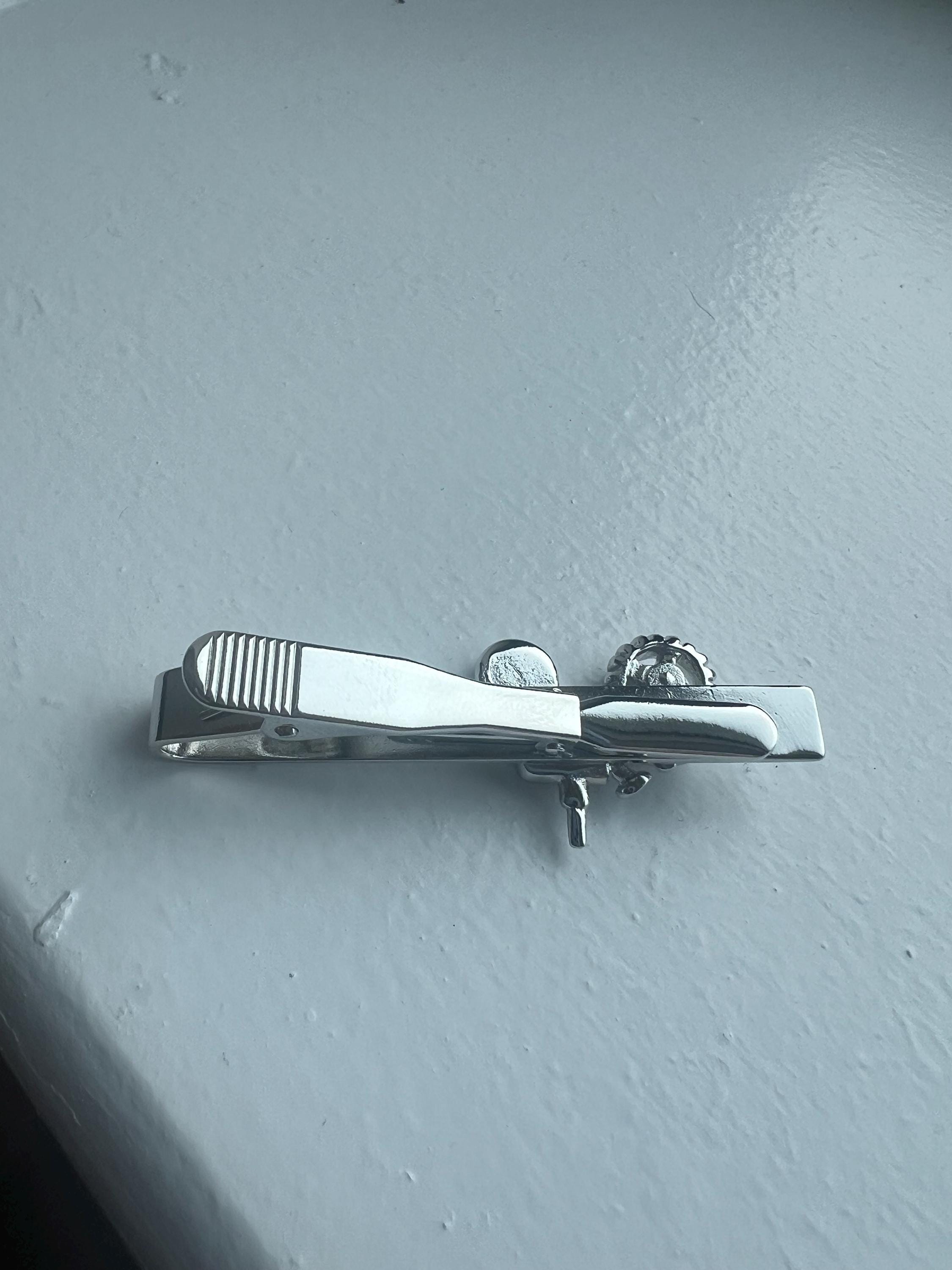 Vintage Tractor Tie Clip Handcrafted Farm Machinery Jewelery for Men Retro Agricultural Gift Unique Farmer Accessories Irish Farmer Gift