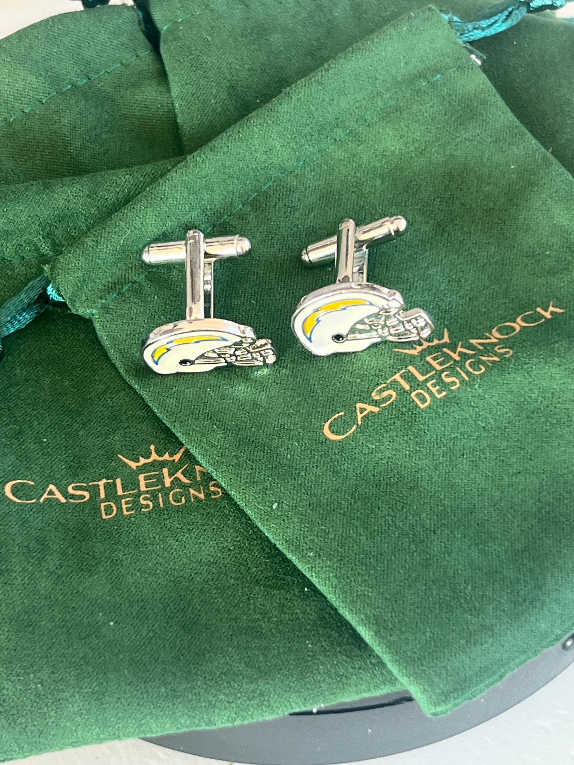 American Football Helmet Cufflinks Handcrafted Sports Accessories Unique Gift Football Fans Stylish Formal Wear Jewelry Perfect for Game Day