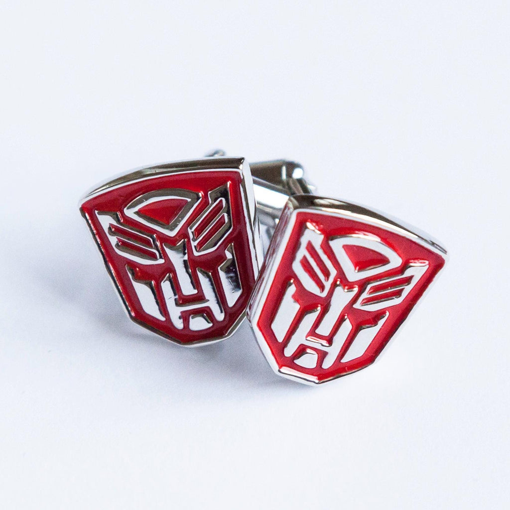 Transformers Autobots Cufflinks Perfect for Fans and Collectors Unique and Stylish Ideal for Special Events or Everyday Wear Great Gift Idea