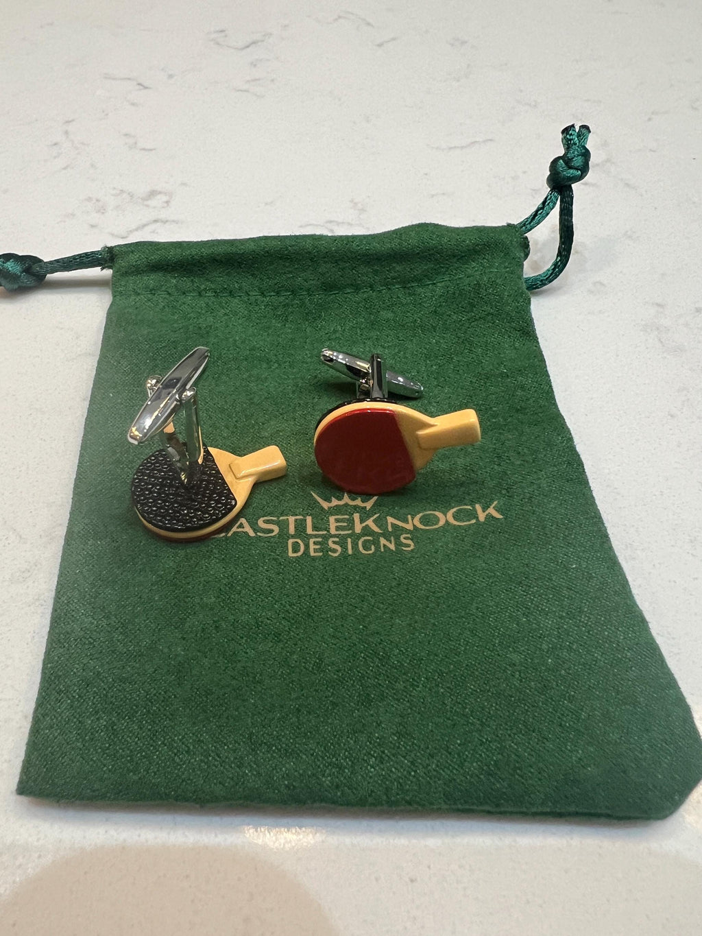 Table Tennis Cufflinks fun, sporty, and stylish accessories for ping pong lovers perfect gift for players, coaches, and table tennis fans.