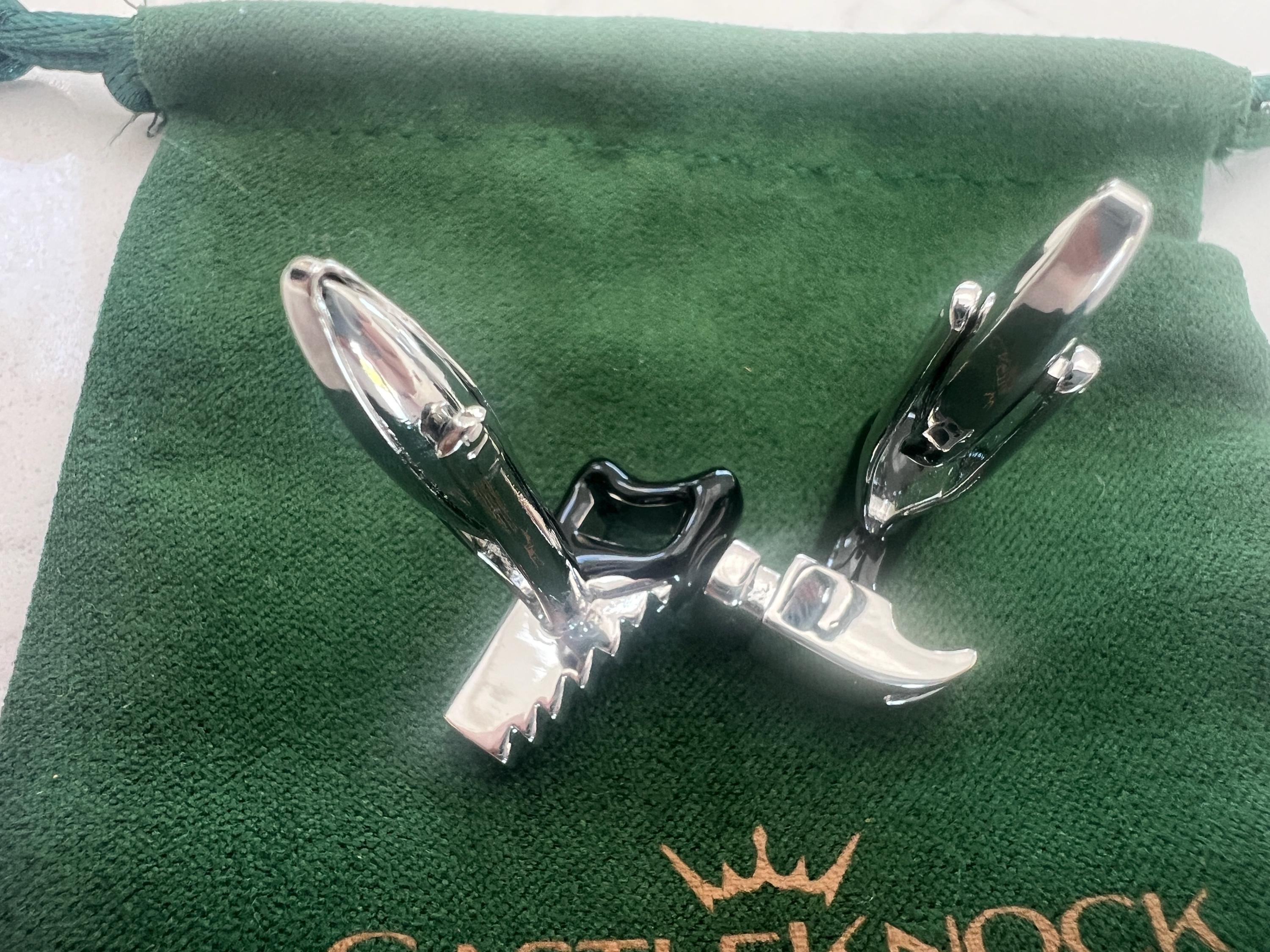 Saw and Hammer Cufflinks Tool Inspired Men's Jewelry Carpenter Accessories Unique Gift for Him Woodworker Cufflinks Handyman Gift for Dad