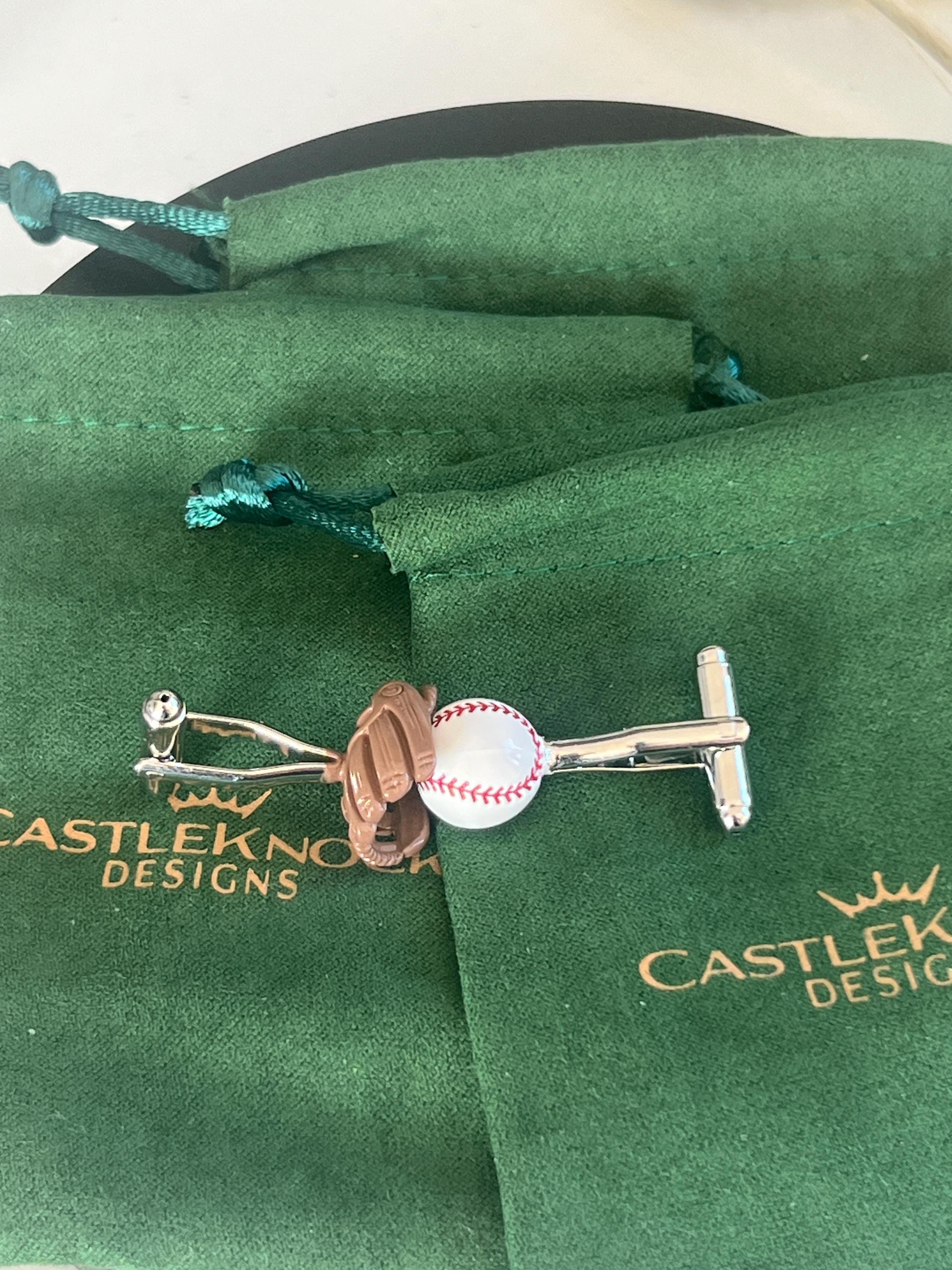 Baseball and Mitt Cufflinks Sports Inspired Men's Jewelry Baseball Lover Gift Sports Fan Accessories Wedding Birthday Groom Gift for Him