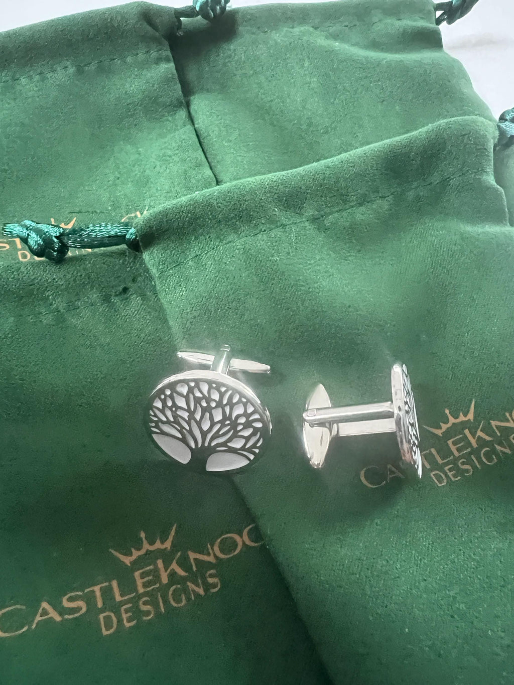 Tree of Life Cufflinks Set Meaningful Nature Inspired Accessories Perfect for Weddings Formal Events Unique Spiritual Jewelry Gift for Him