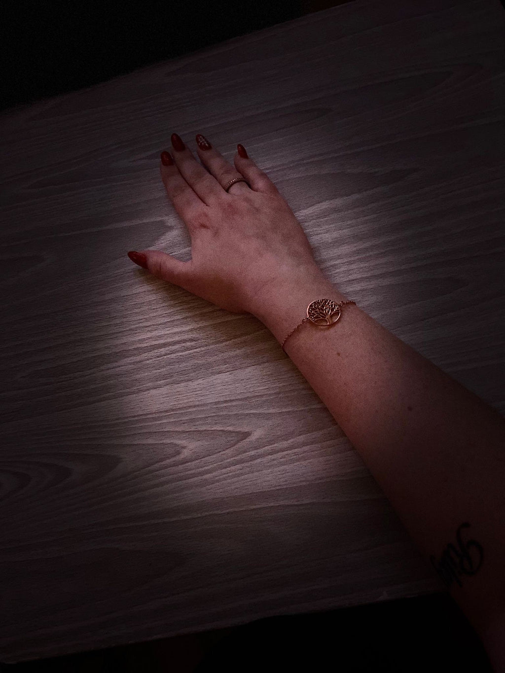 Tree of Life Rose Gold Bracelet Irish Gift for Her Unique Celtic Jewelry Gift from Ireland Birthday Gift for Women Irish Jewelry Gift