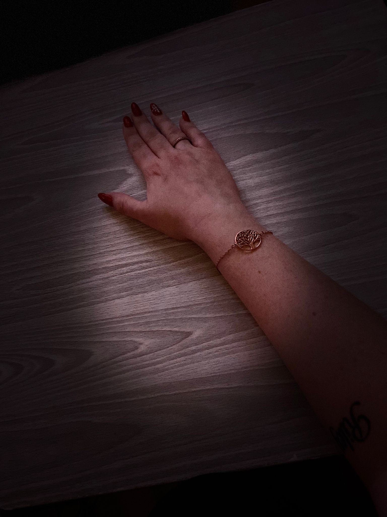 Tree of Life Rose Gold Bracelet Irish Gift for Her Unique Celtic Jewelry Gift from Ireland Birthday Gift for Women Irish Jewelry Gift