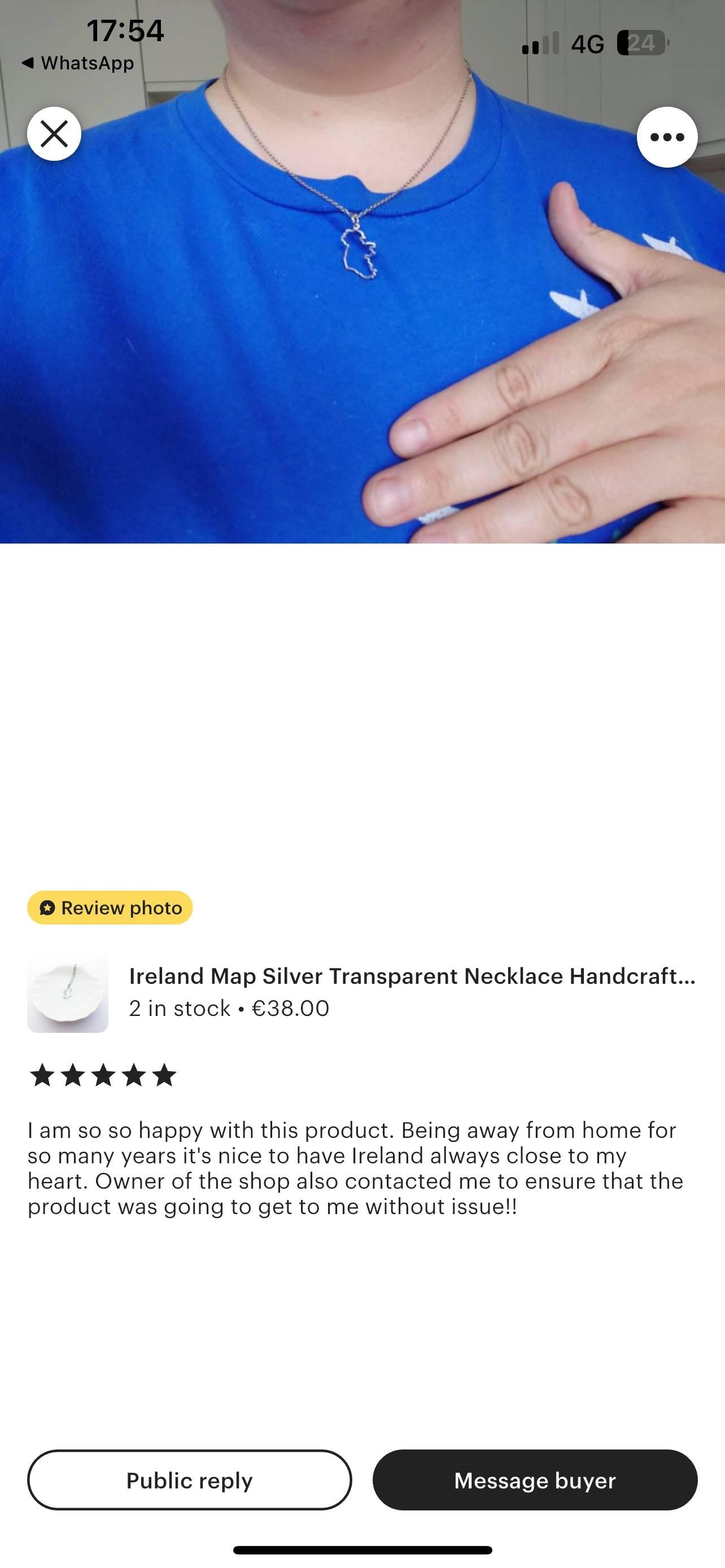 Ireland Map Silver Transparent Necklace Handcrafted Irish Jewelry Unique Gift for Her Celtic Pendant Elegant and Meaningful Irish Keepsake