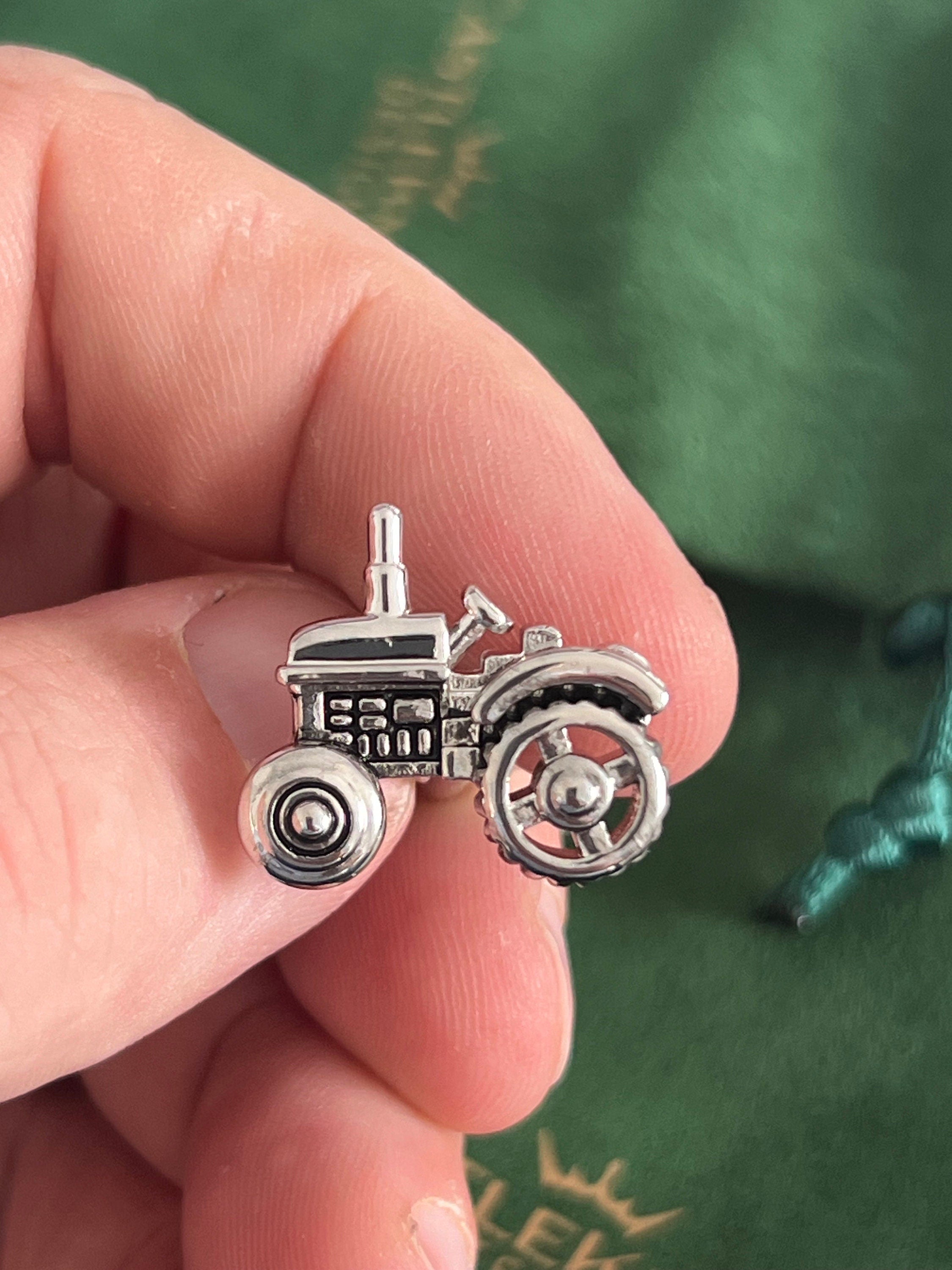 Vintage Tractor Cufflinks Handcrafted Farm Machinery Jewelery for Men Retro Agricultural Gift Unique Farmer Accessories Irish Farmer Gift