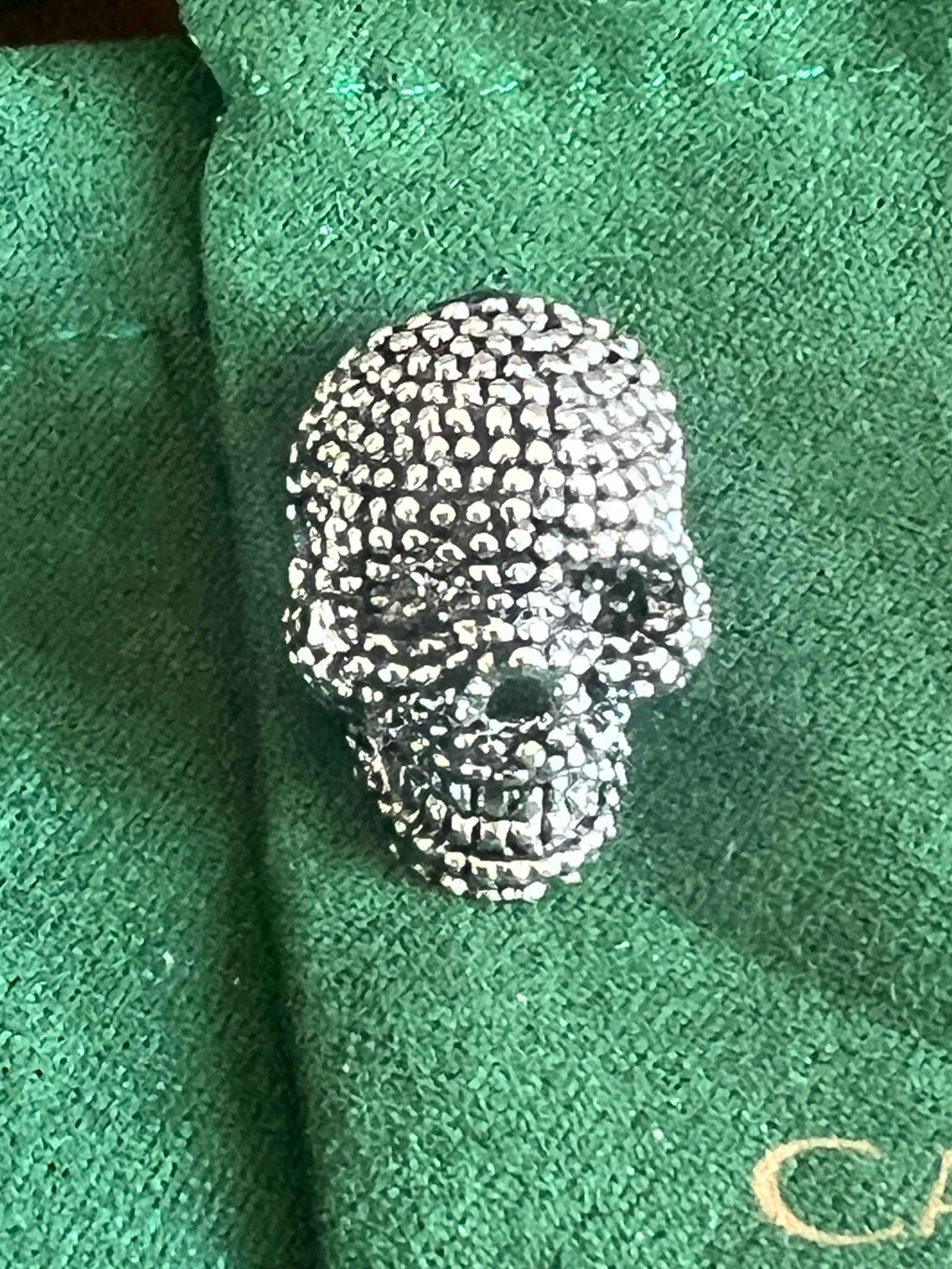 Silver Skull Suit Pin Gothic Men's Jewelry Skeleton Themed Accessories Halloween Gift for Him Wedding Birthday Groom Lapel