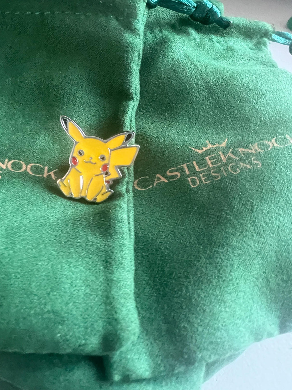 Pokemon Pikachu Suit Pin Lapel Pin Retro Gaming Accessory Pikachu-Inspired Design Unique Gift for Pokemon Fans Stylish Suit Decoration