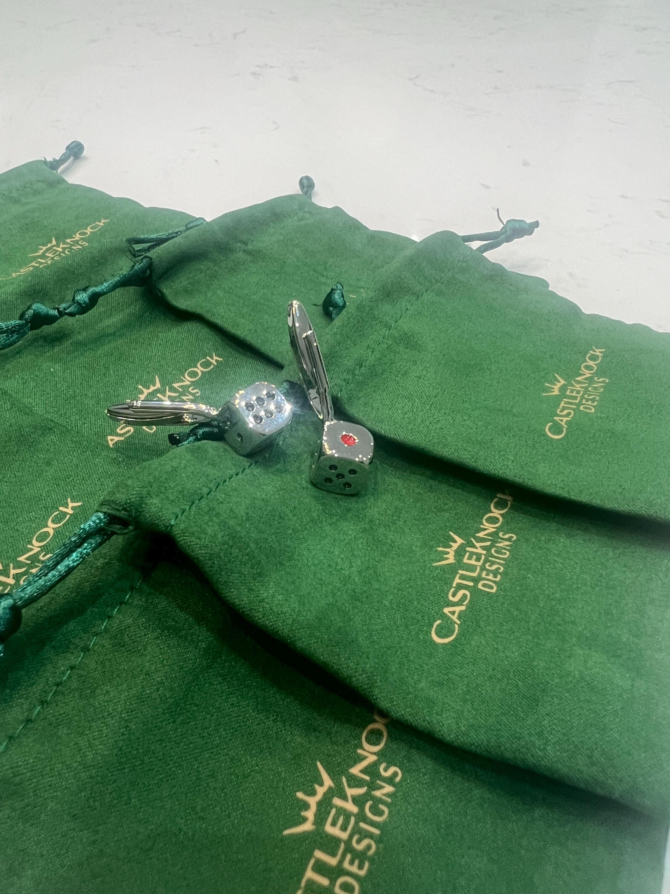 Silver Dice Cufflinks for Men Stylish Casino-Themed Accessories Perfect Gift for Gamblers or Game Enthusiasts Ideal for Weddings Events