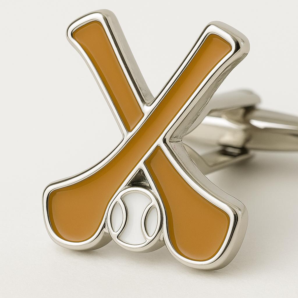 Hurling Cufflinks Pin Tieclip Set Irish GAA Gift Him Mens Hurling Jewelry Irish Wedding Gift Fathers Day Birthday Present Groomsmen Gift