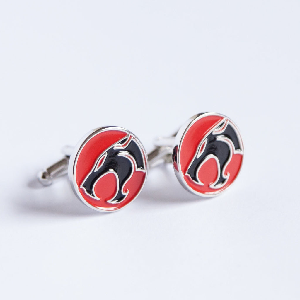 Thundercat Cufflinks Stylish and Unique Accessory for Fans Ideal Gift for Collectors Thundercats Enthusiasts Perfect for Special Occasions