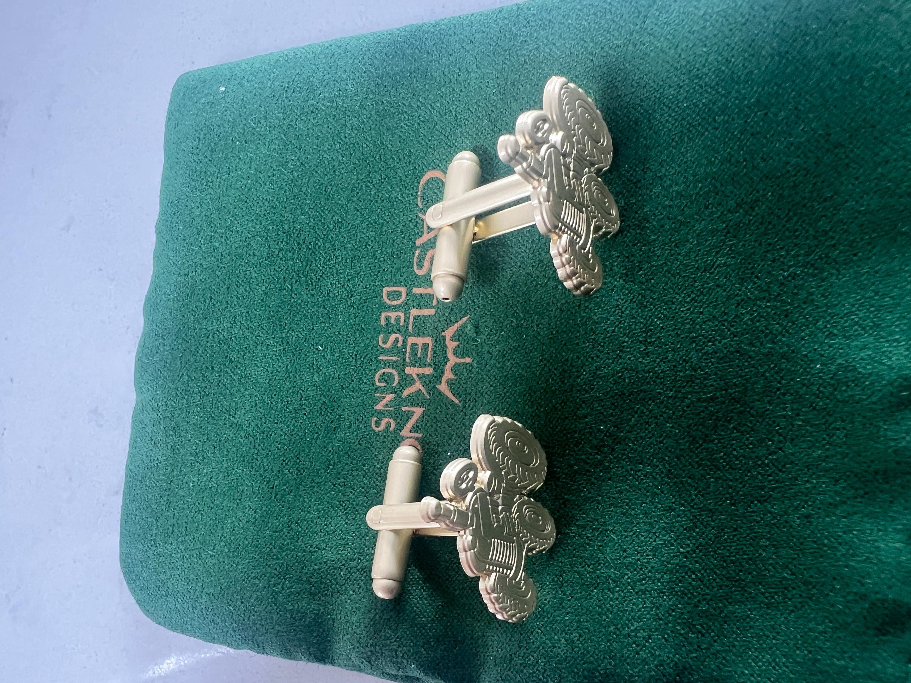 Vintage Tractor Cufflinks Machinery Jewelery for Men Retro Agricultural Gift Unique Farmer Accessories Irish Farmer Gift