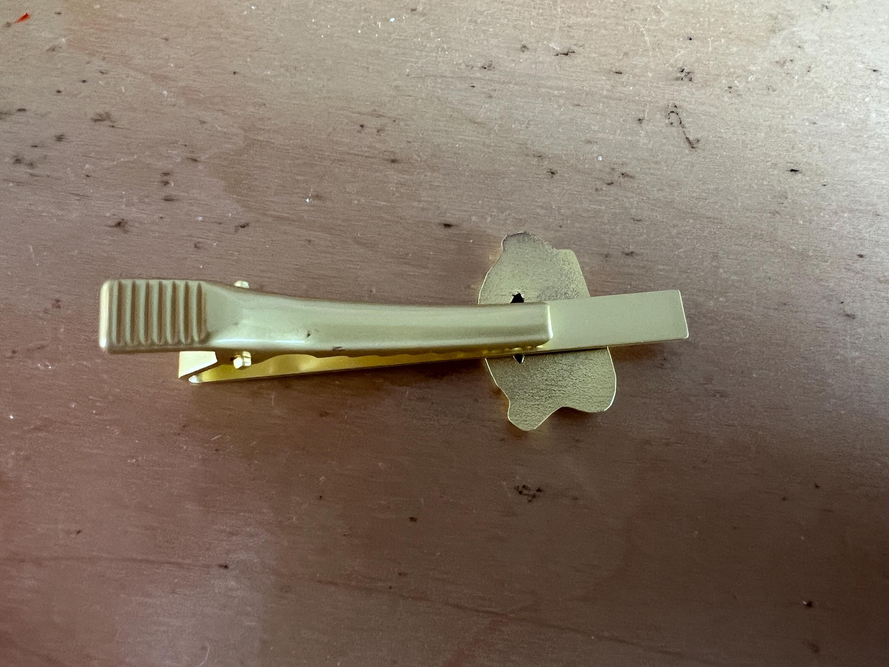 Irish Harp Tieclip Gold Elegant Accessory for Every Occasion Handcrafted Irish Tieclip Unique Irish Gift Ideal for Formal Events