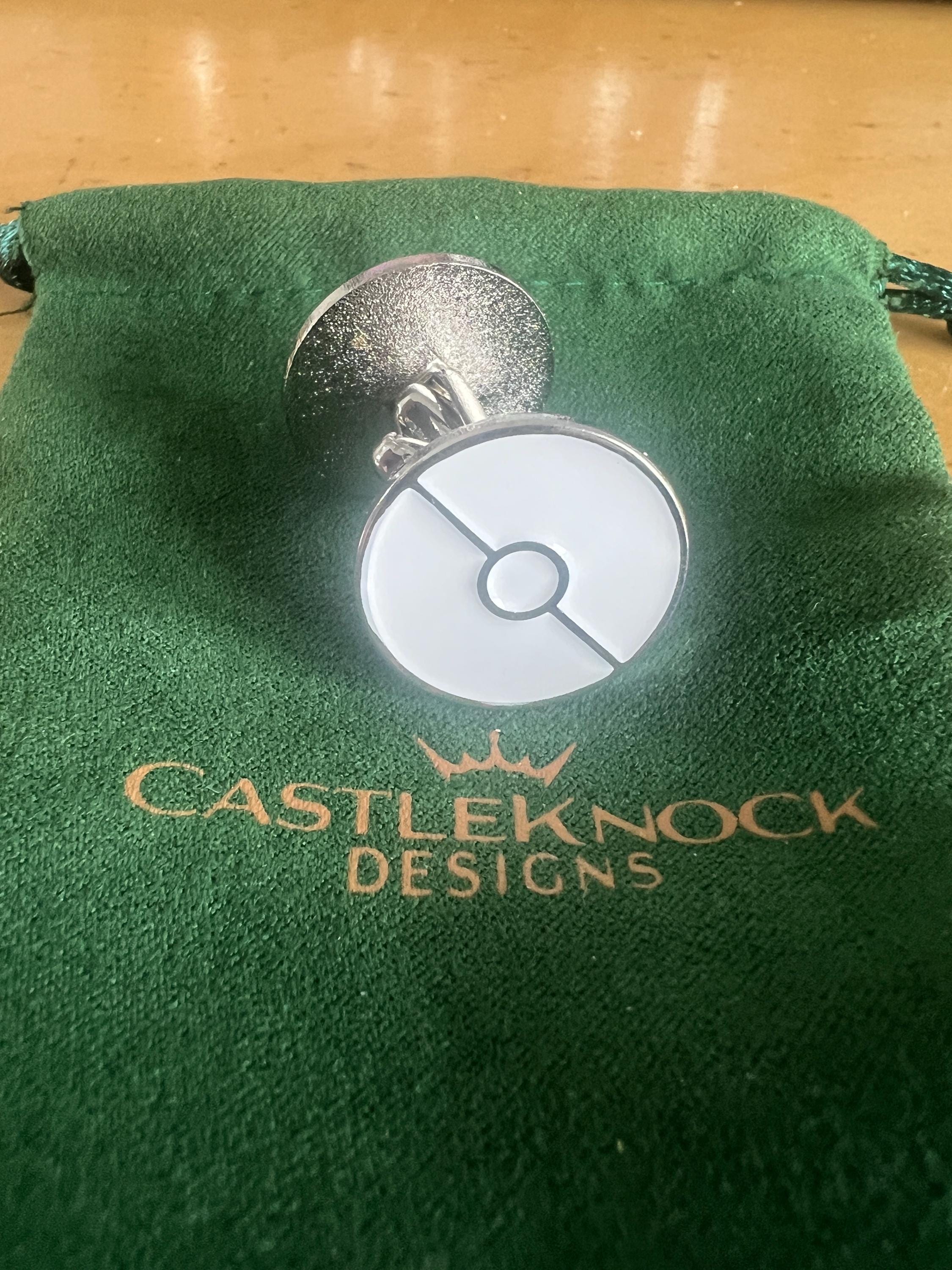 Pokemon Poke Ball Cufflinks white for Pokemon Fans Ideal Gift for Special Occasions Collectors and Enthusiasts Perfect for Event