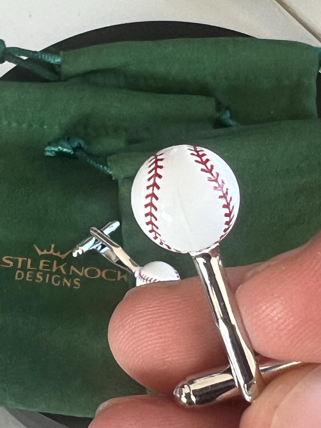 Baseballs Cufflinks Sports Inspired Men's Jewelry Baseball Lover Gift Sports Fan Accessories Wedding Birthday Groom Gift for Him