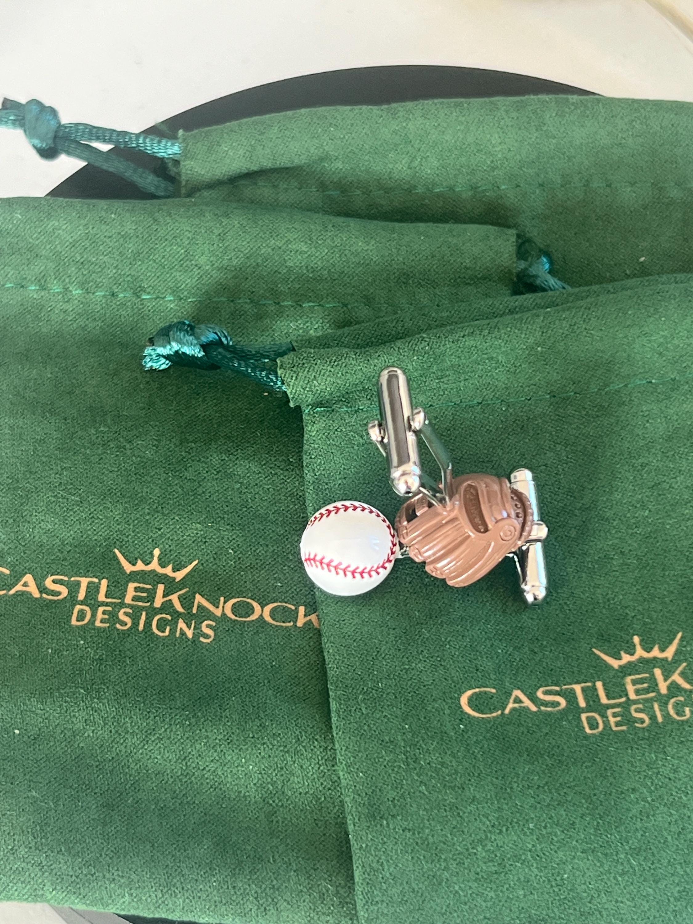 Baseball and Mitt Cufflinks Sports Inspired Men's Jewelry Baseball Lover Gift Sports Fan Accessories Wedding Birthday Groom Gift for Him