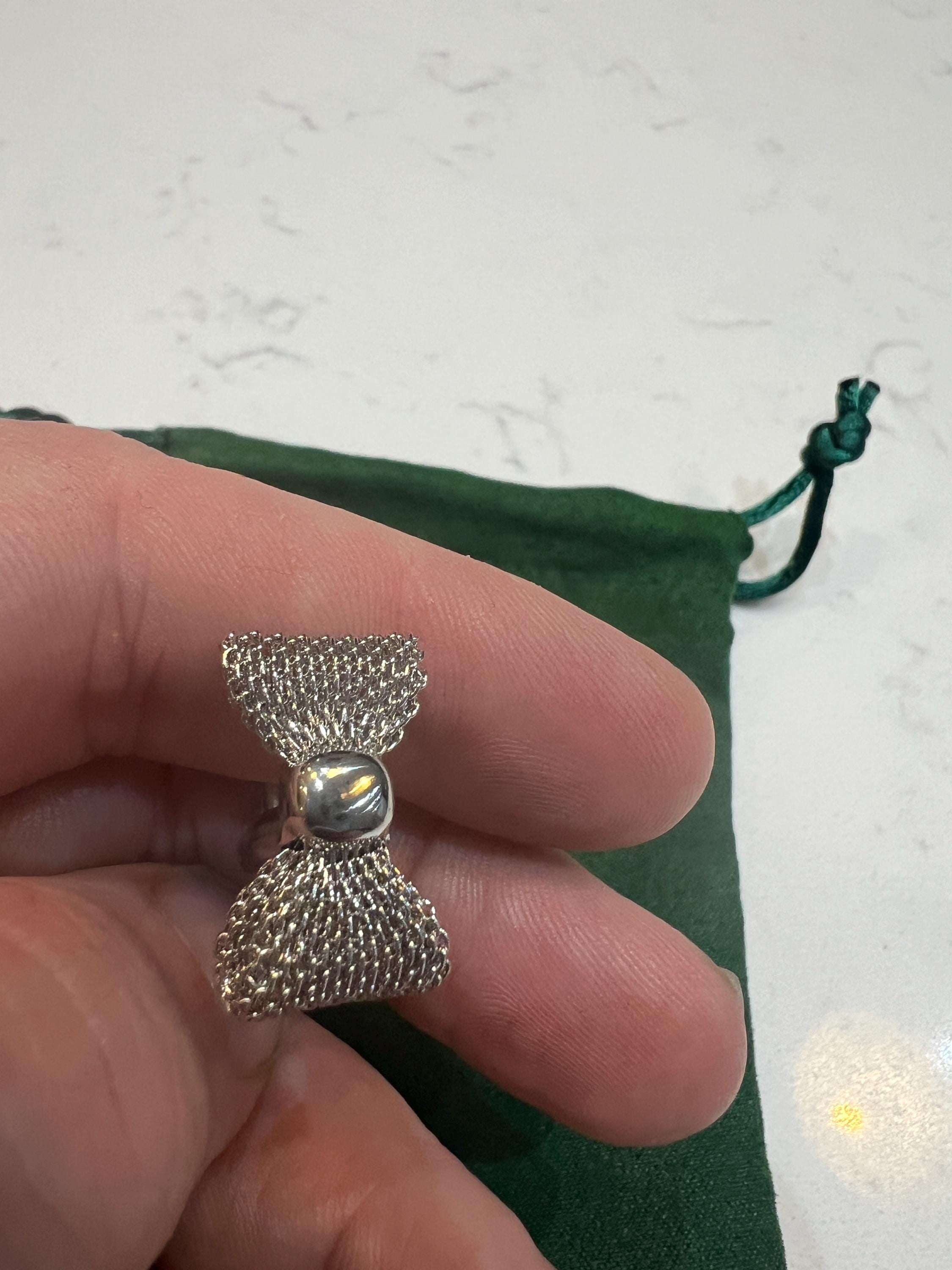 Silver Bow Tie Cufflinks elegant and timeless accessories formal wear, the perfect gift for grooms, weddings, blacktie events, and occasions