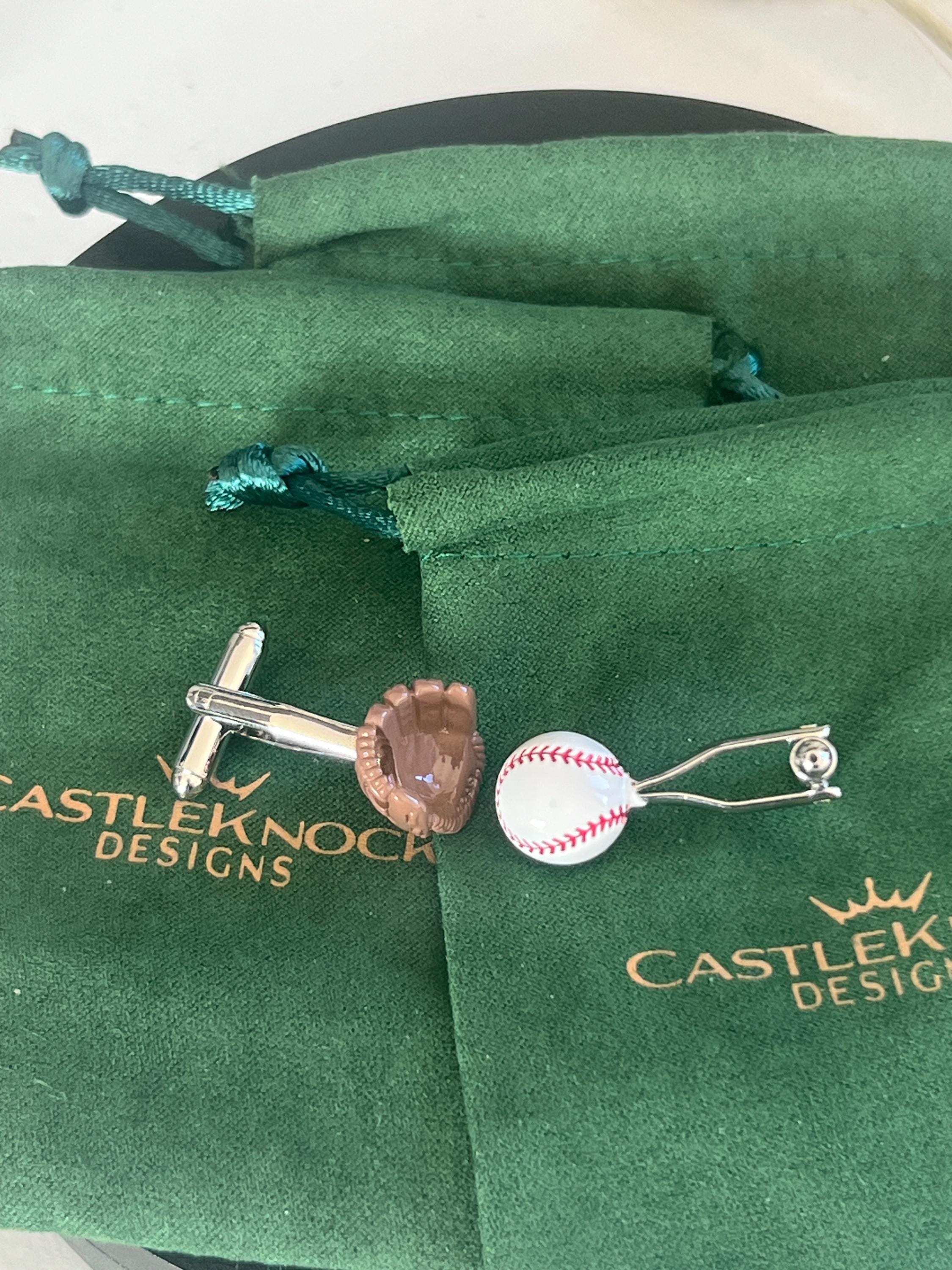 Baseball and Mitt Cufflinks Sports Inspired Men's Jewelry Baseball Lover Gift Sports Fan Accessories Wedding Birthday Groom Gift for Him