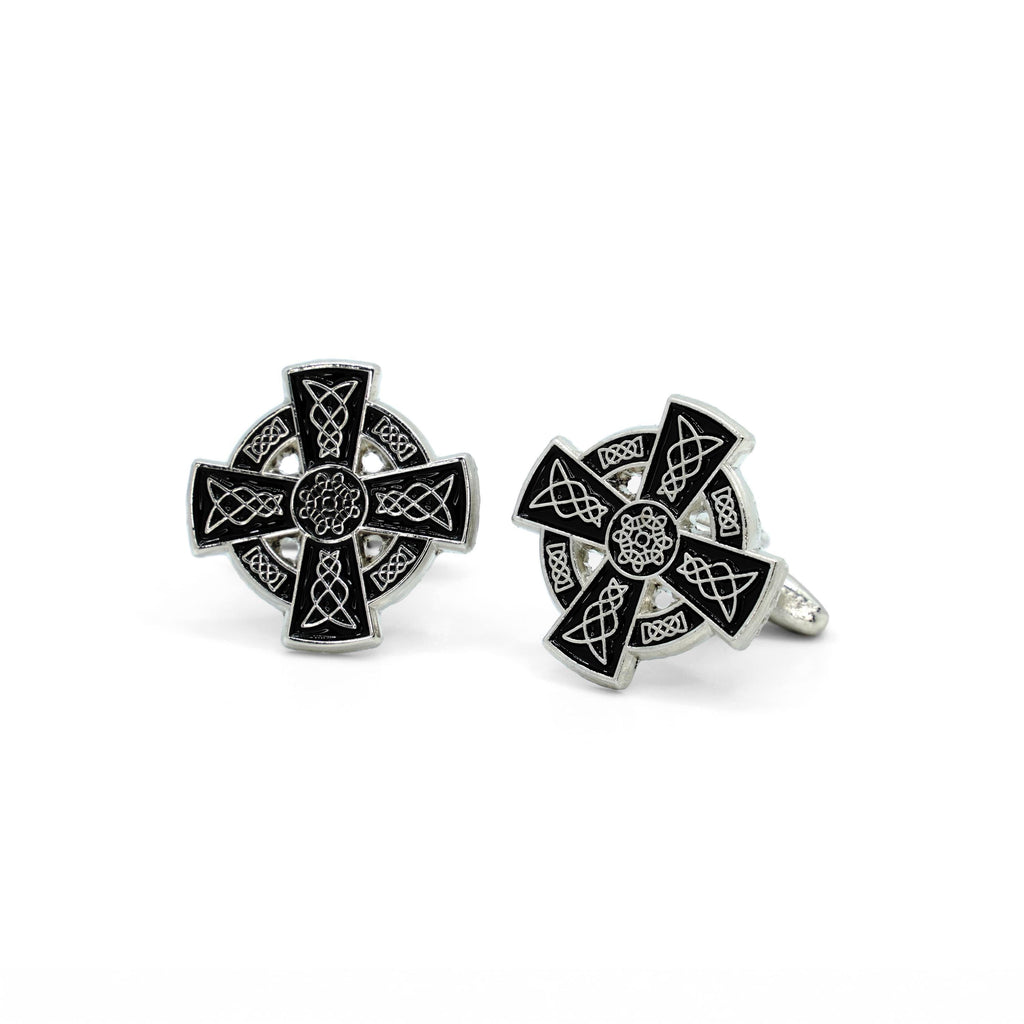 Celtic Cross Cufflinks Unique Irish Jewelry for Men Perfect Celtic Wedding Accessory Irish Gift Elegant Design for Groomsmen or Father's Day