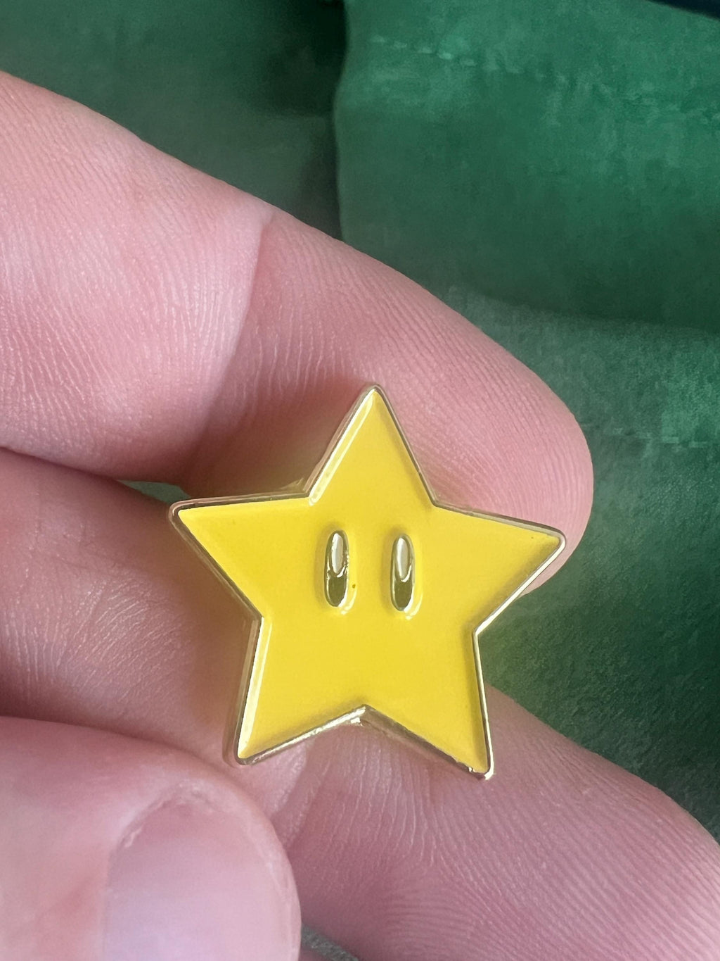 Super Star Suit Pin Retro Gaming Accessories Handcrafted Unique Gift for Gamers Geeky Wedding Jewelry Perfect for Mario Fans and Collectors