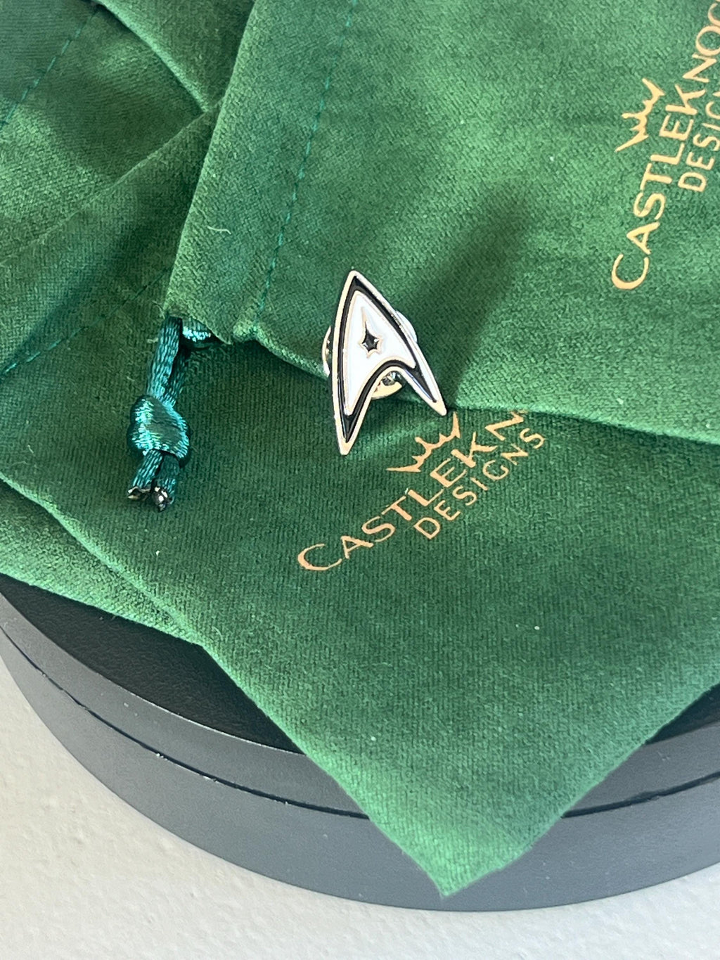 Star Trek Pin Lapel Star Trek Suit Pin Star Trek Gift Trekkie Gift Star Fleet Symbol Gift for Nerdy Boyfriend Gift for Star Trek Fan