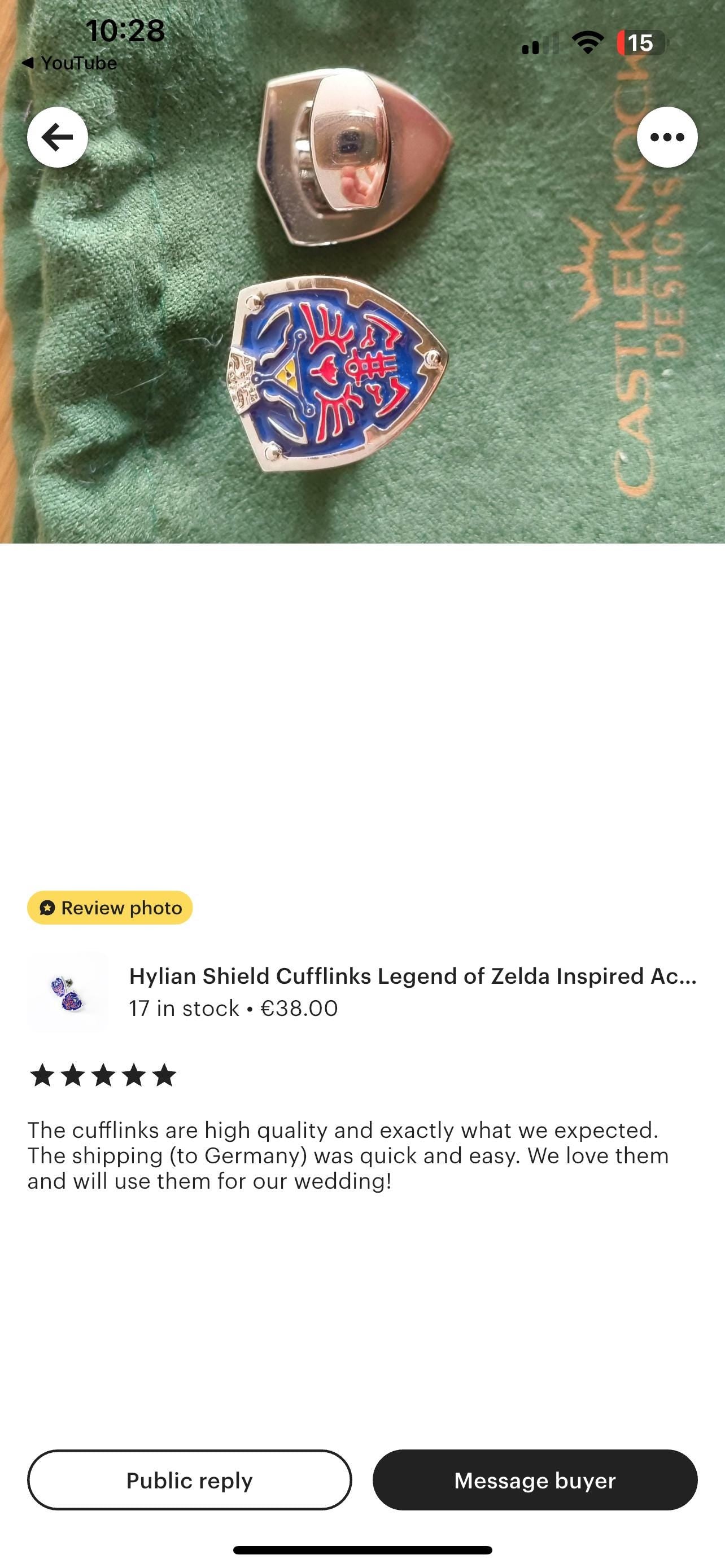 Zelda Hylian Shield Suit Pin Lapel Pin Gaming Accessory Zelda-Inspired Jewelry Unique Gift for Gamers Stylish Hylian Shield Design