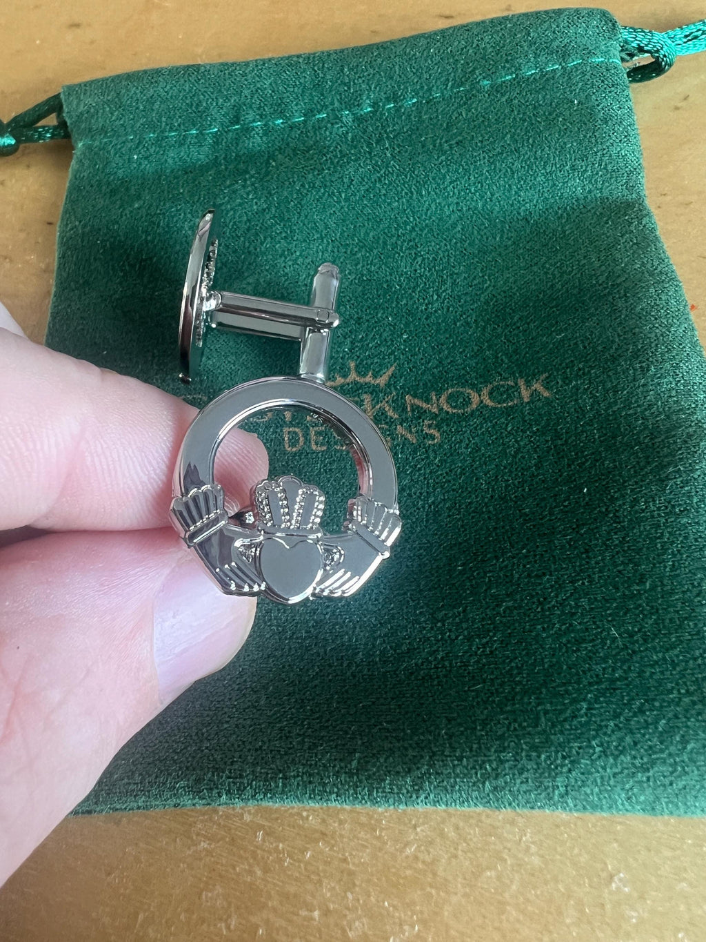 Claddagh Ring Cufflinks Elegance for Every Occasion Irish Wedding Cufflinks Traditional Irish Gift Perfect for Groomsmen and Special Events