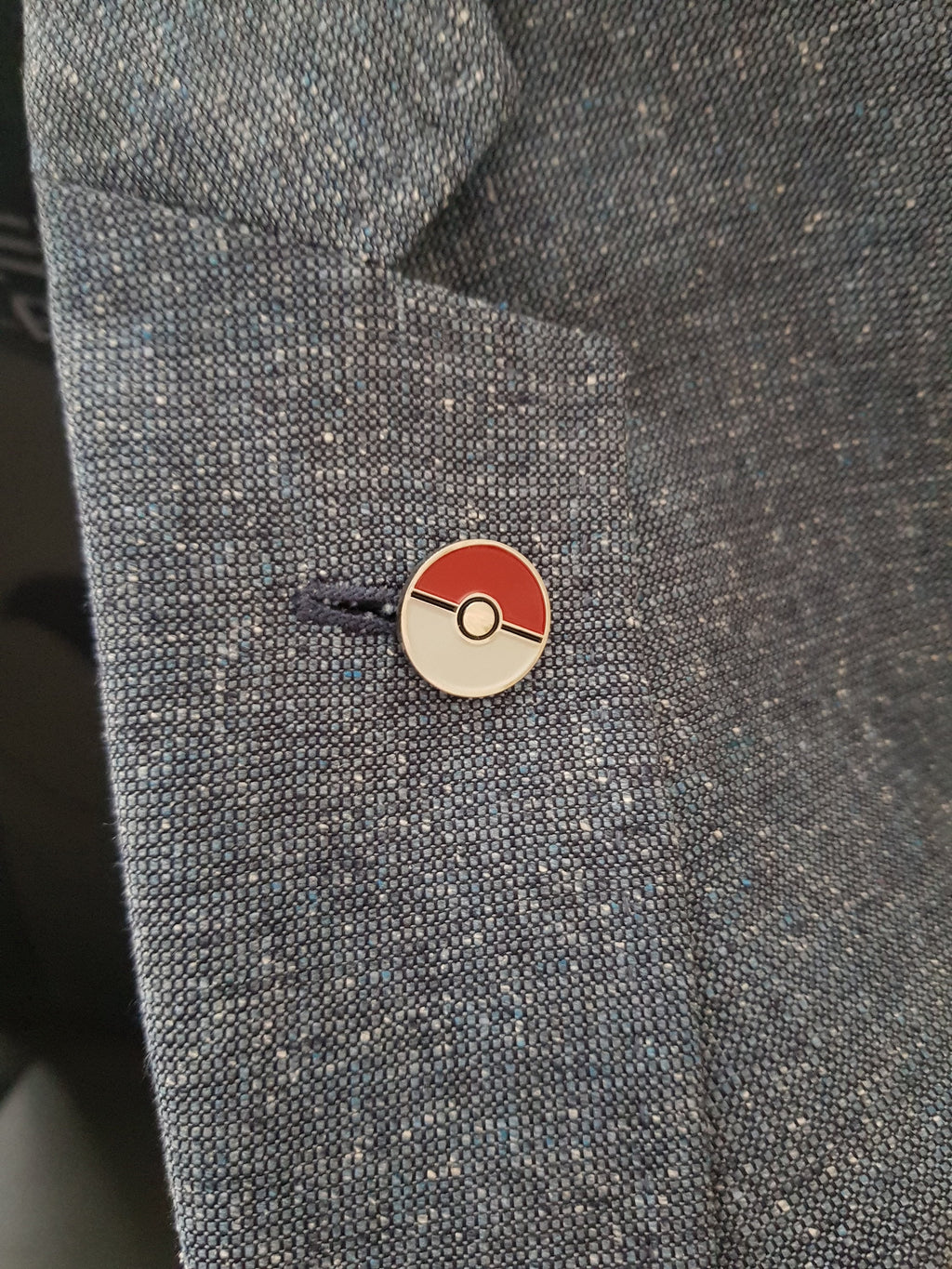 Pokemon Pokeball Lapel Pin Suit Pin Gaming Accessory Fan Jewelry Unique Pokeball Inspired Gift Collectible Pokemon Fan Suit Decoration