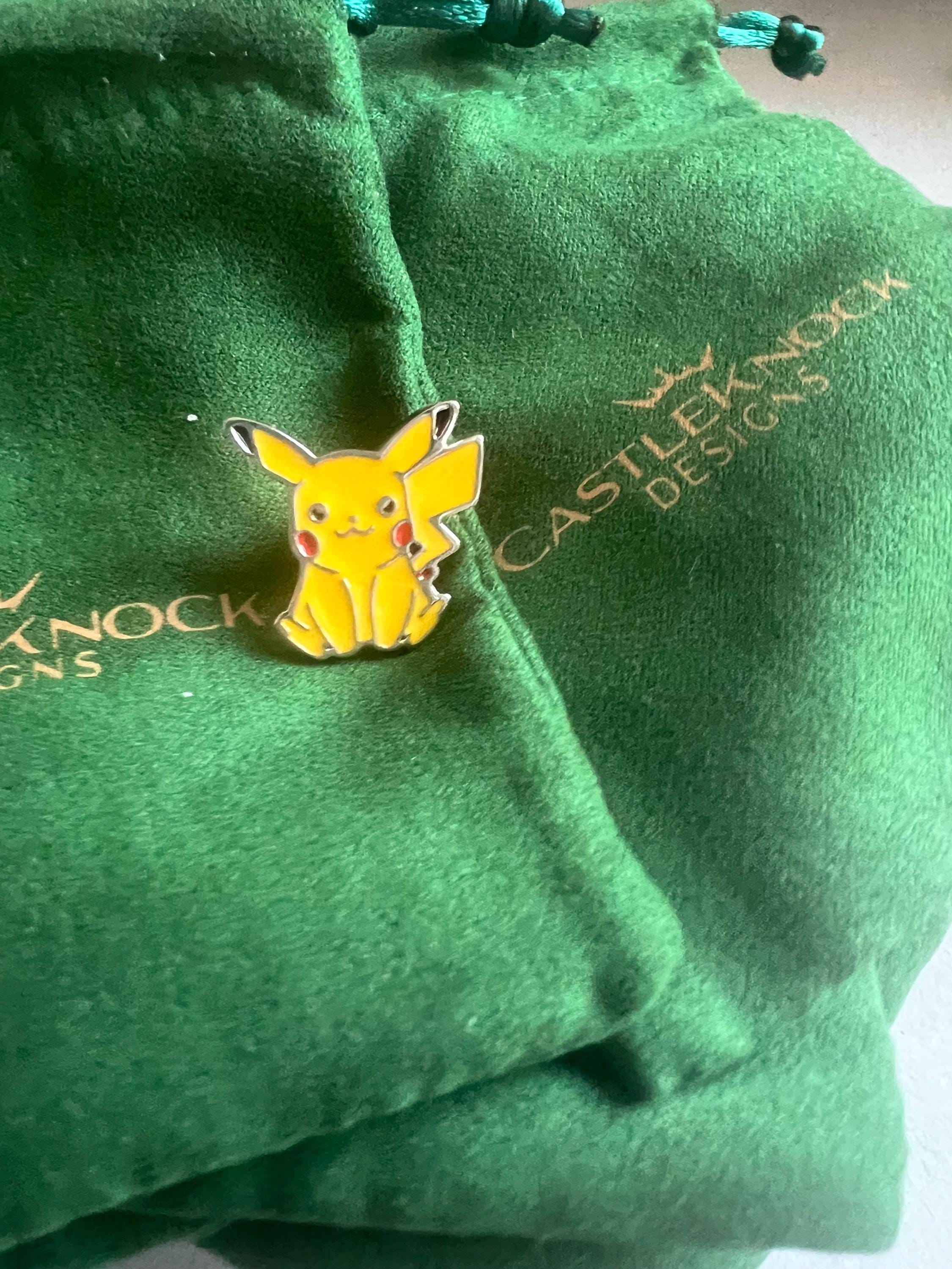 Pokemon Pikachu Suit Pin Lapel Pin Retro Gaming Accessory Pikachu-Inspired Design Unique Gift for Pokemon Fans Stylish Suit Decoration