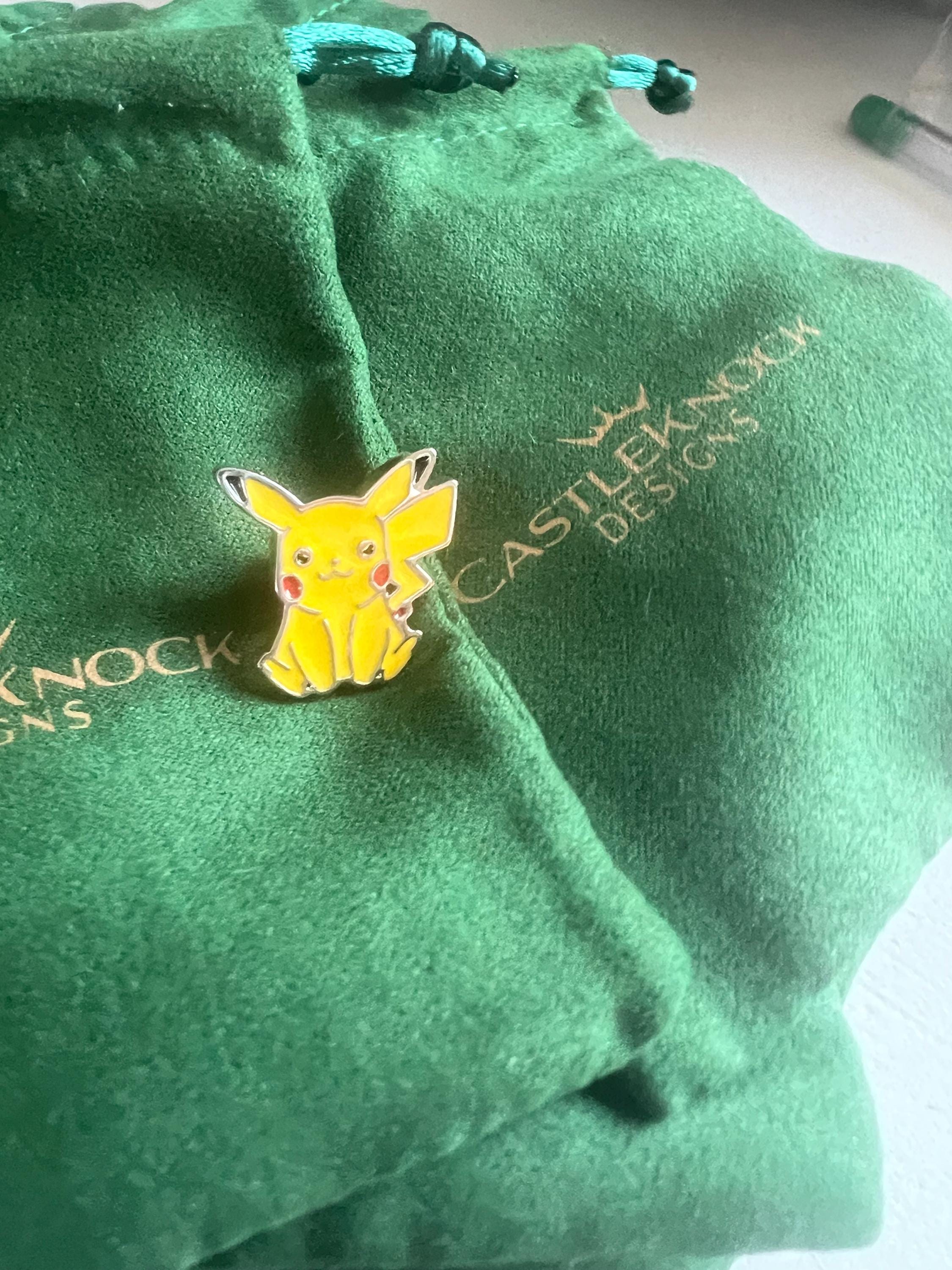 Pokemon Pikachu Suit Pin Lapel Pin Retro Gaming Accessory Pikachu-Inspired Design Unique Gift for Pokemon Fans Stylish Suit Decoration