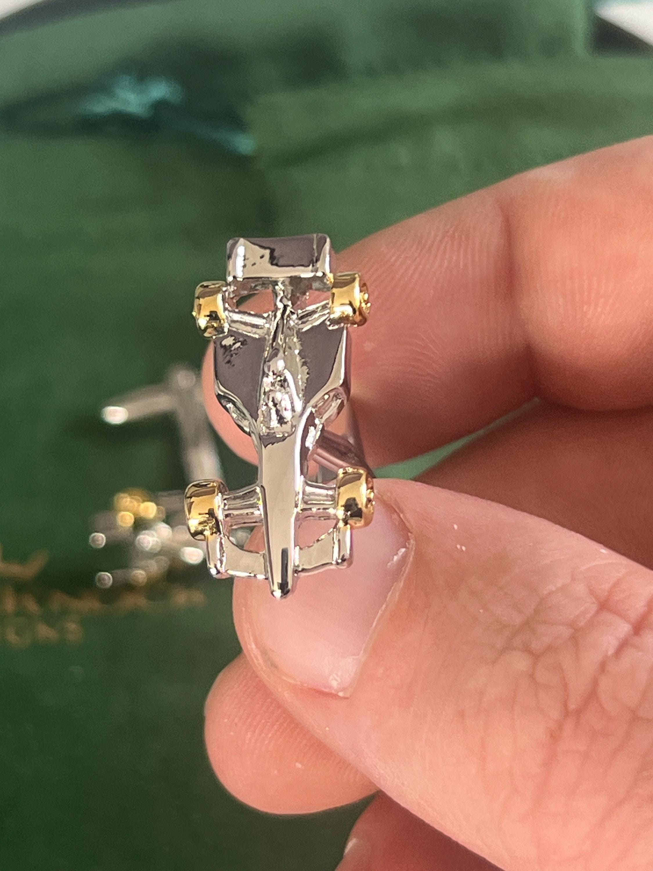 F1 Racing Car Cufflinks Formula 1 Inspired Jewelery Motorsport Accessories Unique Gift for Him Racing Enthusiast Cufflinks Perfect Fans