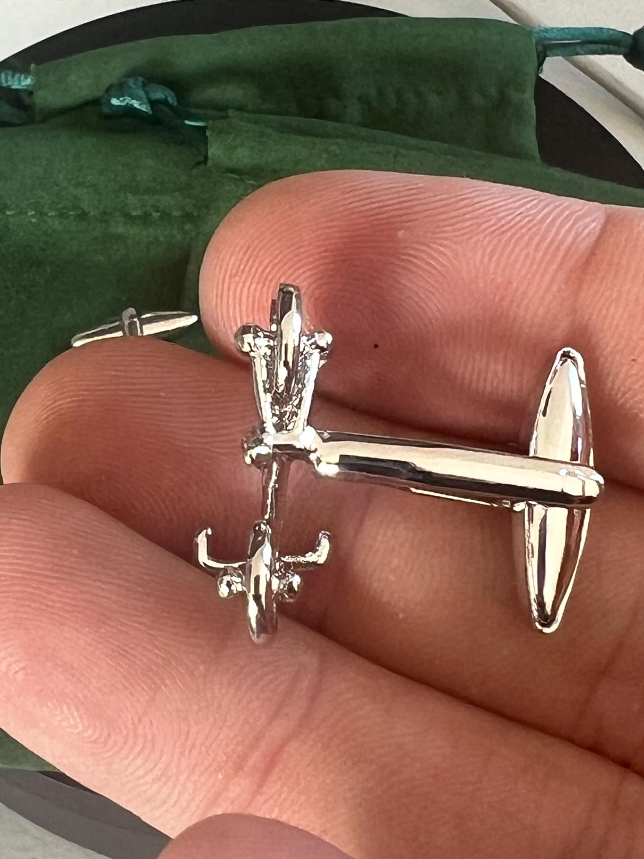 Silver Bicycle Cufflinks Cycling Inspired Men's Jewelry Bike Accessories Unique Gift for Him Bicycle Enthusiast Cufflinks for Riders