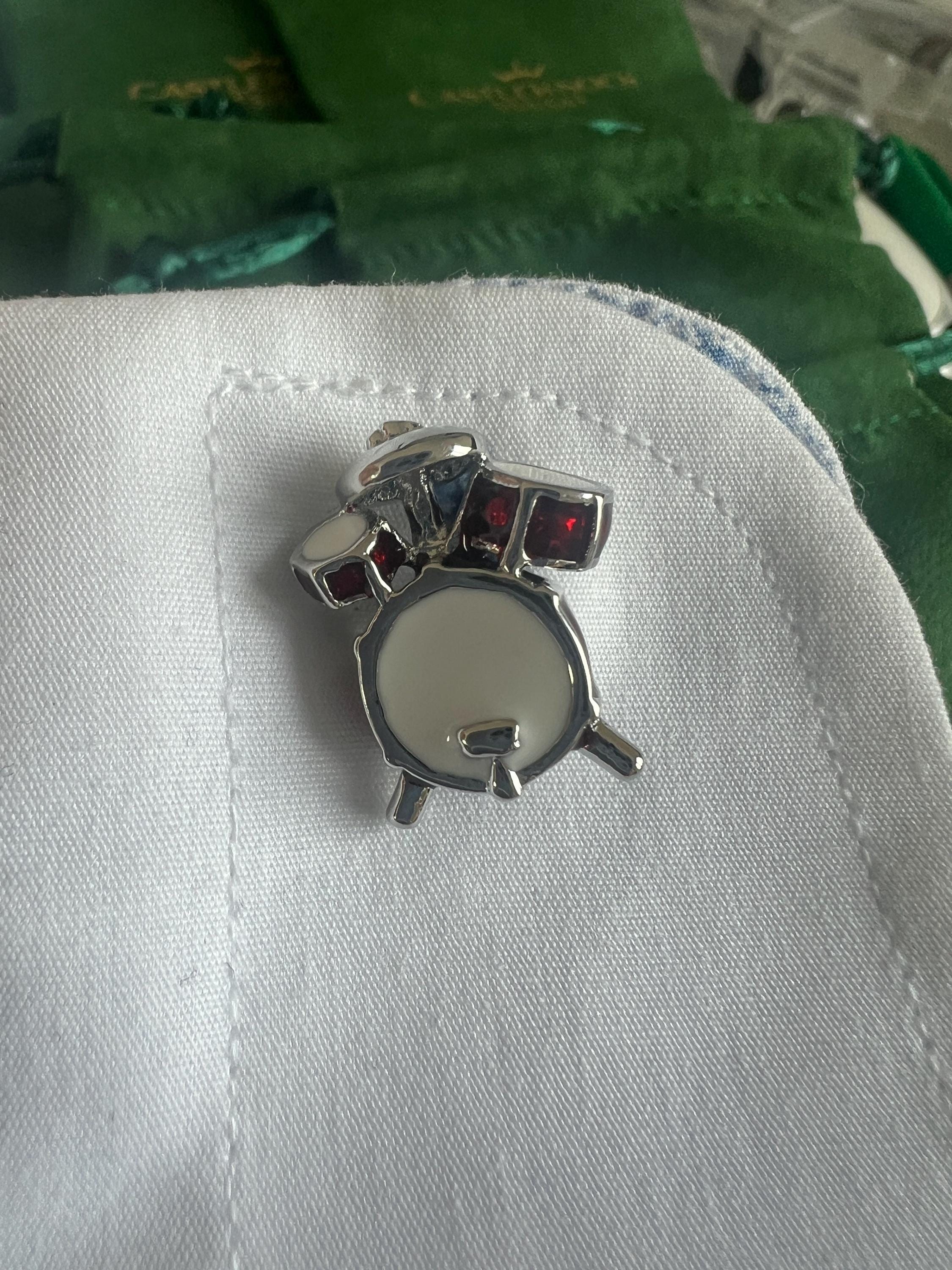 Classic Drum Kit Cufflinks for Men Perfect Gift for Musicians Drummers Unique Silver-Tone Accessories for Weddings Events or Everyday Style