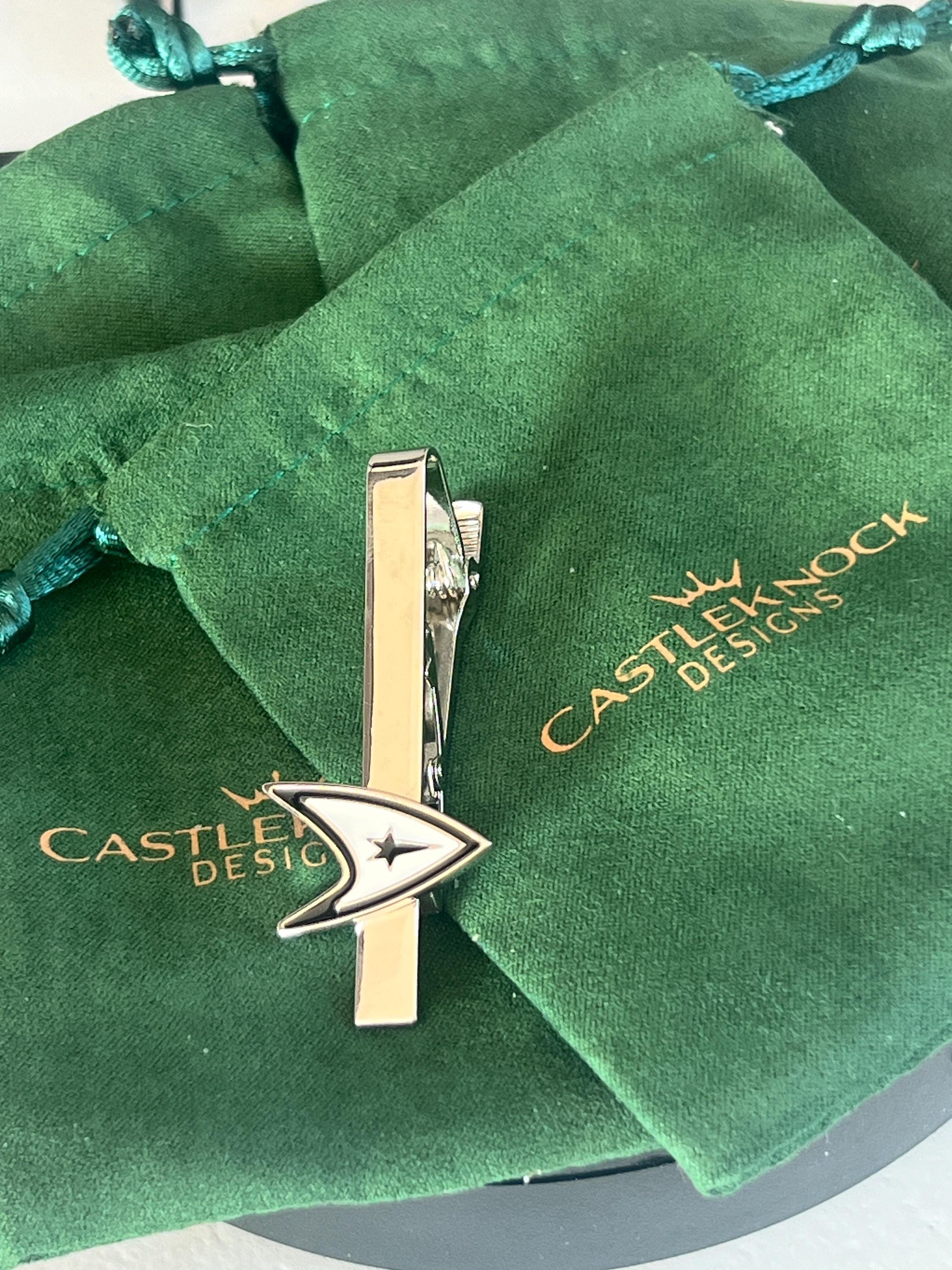 Star Trek Tie Clip Sci-Fi Fan Gift Starfleet Insignia Tie Bar Geeky Men's Accessory Trekkie Gift Starship Enterprise Inspired Tie Clip