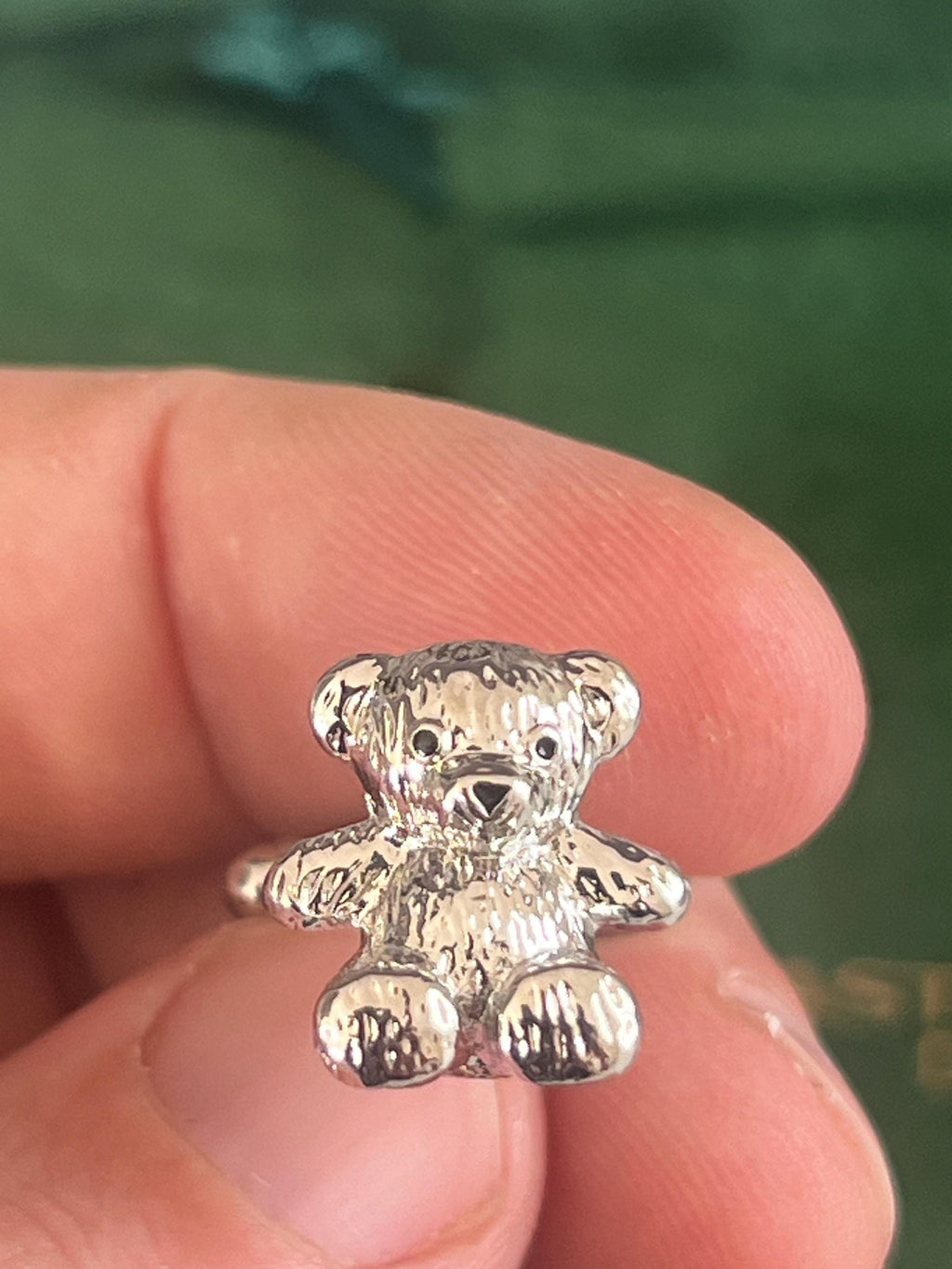 Silver Bear Cufflinks Animal Inspired Men's Jewelry Wildlife Accessories Unique Gift for Him Nature Lover Cufflinks