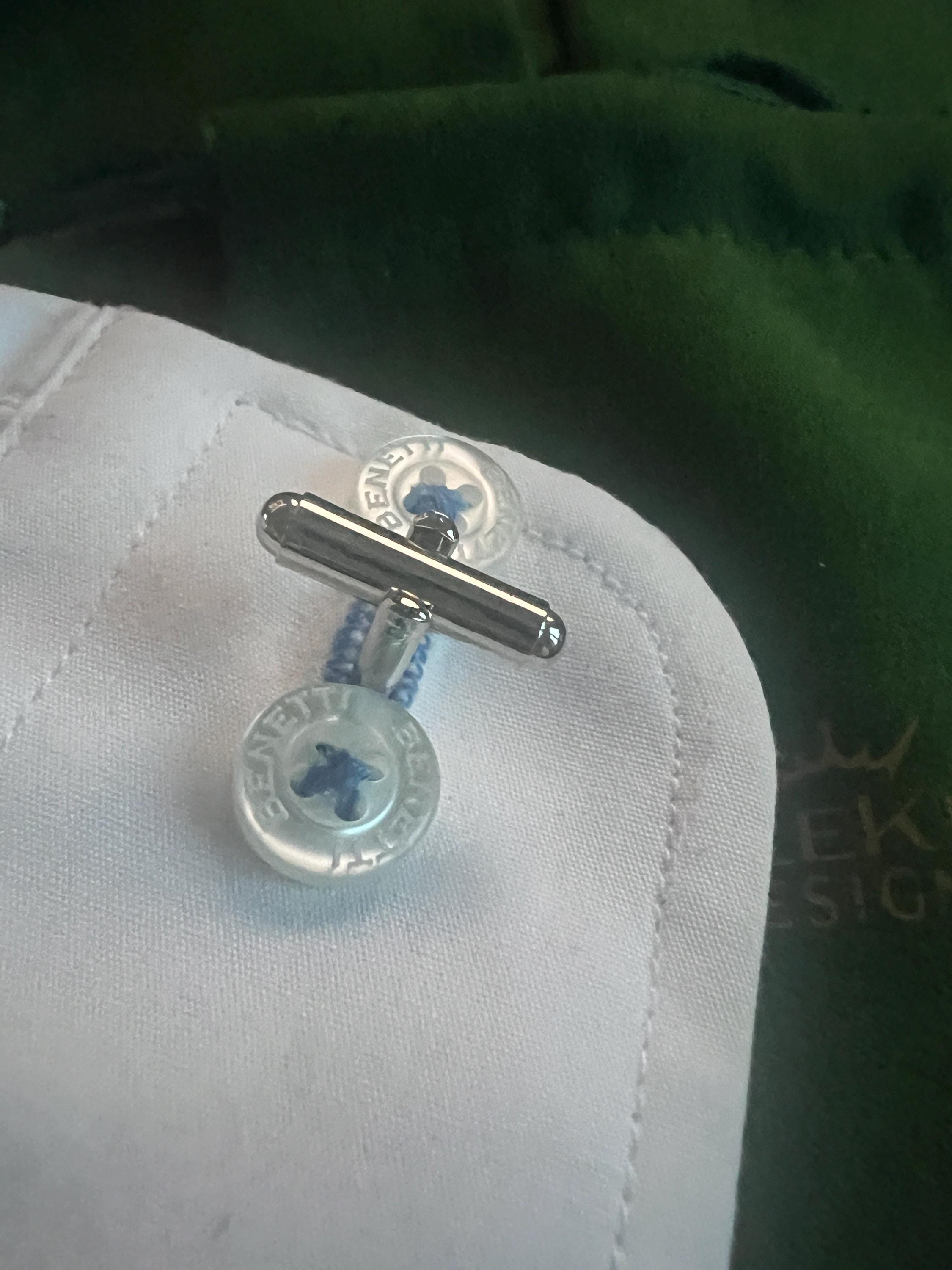 Apple Logo Blue Cufflinks Unique Nerdy Gift For him Wedding Cufflinks for Computer Lover Gifts for Him Geeky Tech Present for Boyfriend